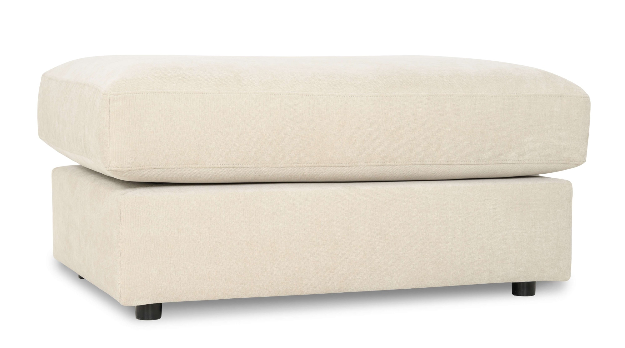 GOODproduct Tabouret rembourré »Nivette, weiches Chenille« 95x65 cm, eine tolle Ergänzung zum Sofa