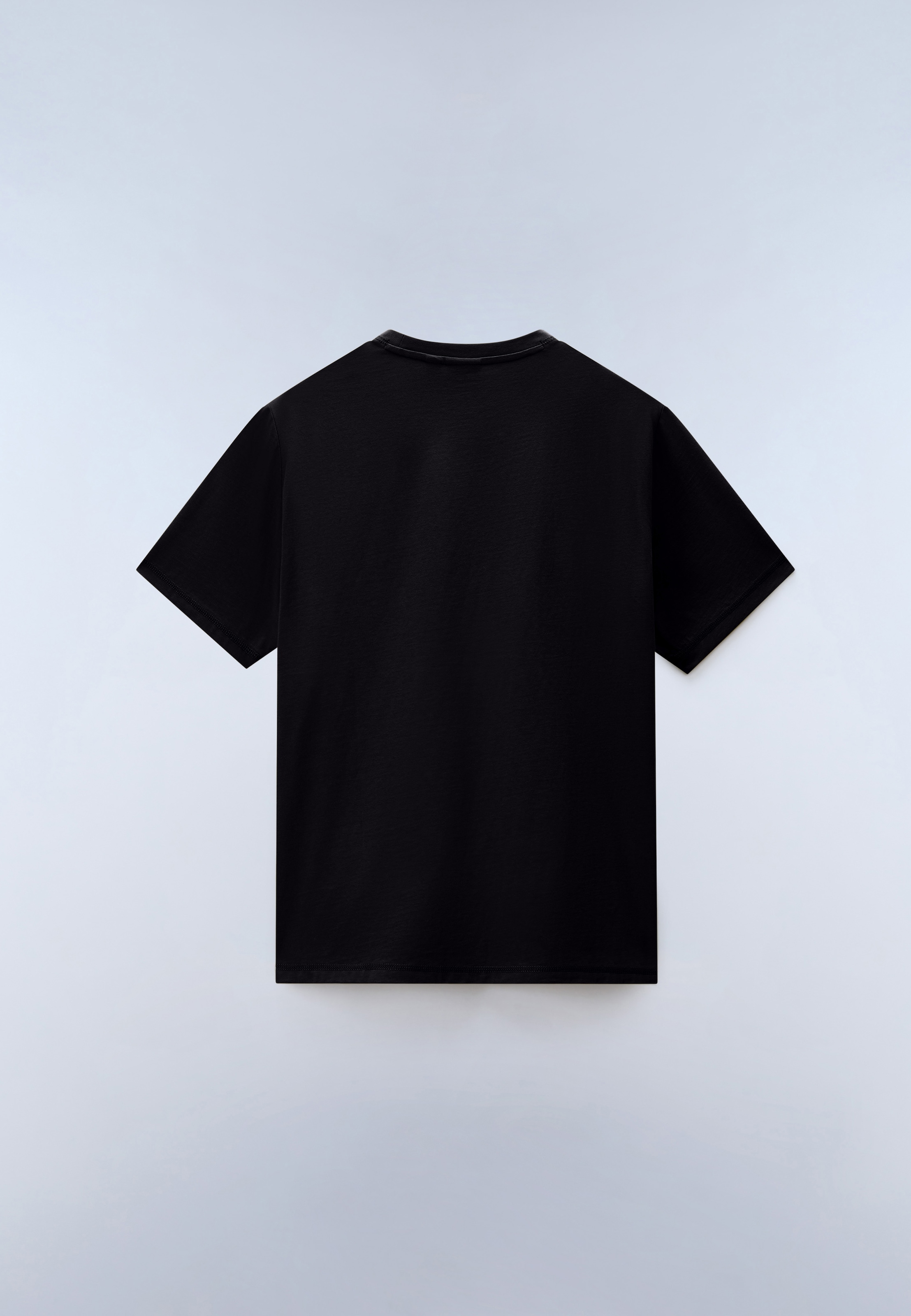 Napapijri T-shirt »S-FLAG TIKI SS BLACK BEAUTY« avec encolure ronde, en coton, coupe T-shirt, longueur normale
