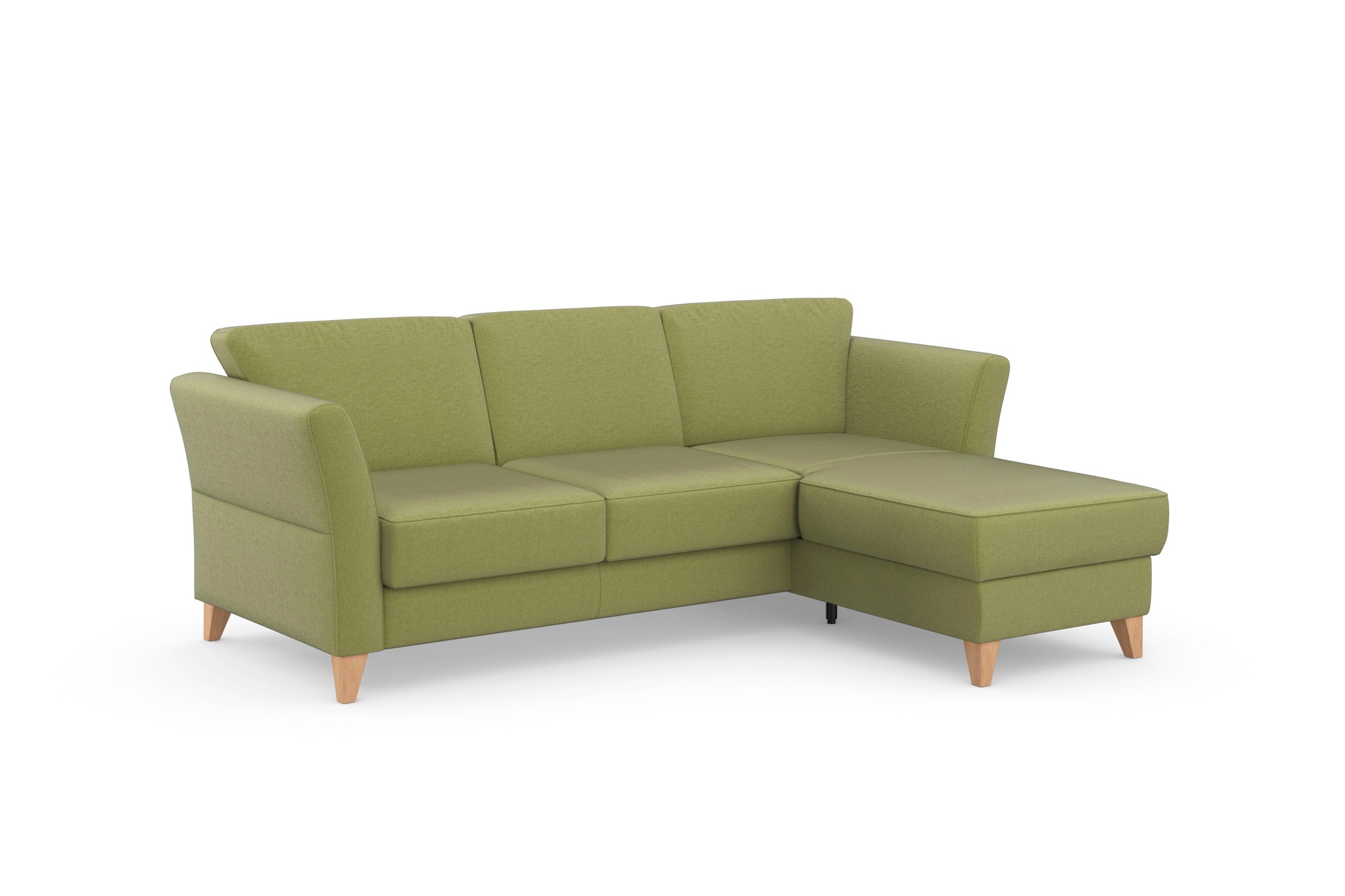 sit&more Ecksofa »Visby L-Form«, Wahlweise mit Bettfunktion und Bettkasten, frei im Raum stellbar
