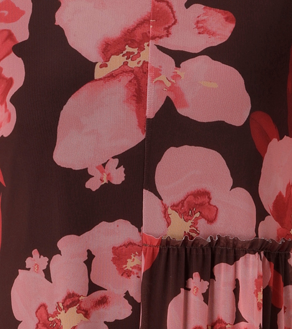 Aniston CASUAL Maxi robe imprimé de grandes fleurs décoratives - NOUVELLE COLLECTION