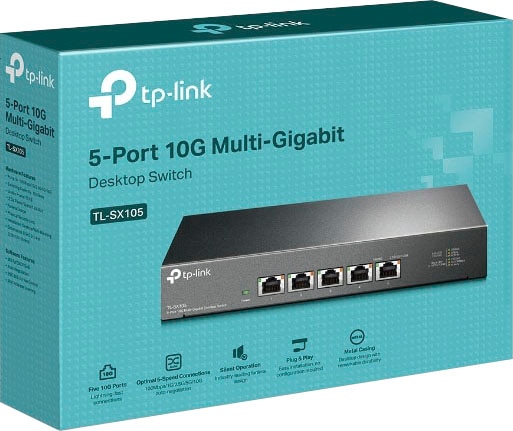 TP-Link Netzwerk-Switch »5-Port 10G Multi-Gigabit Switch«