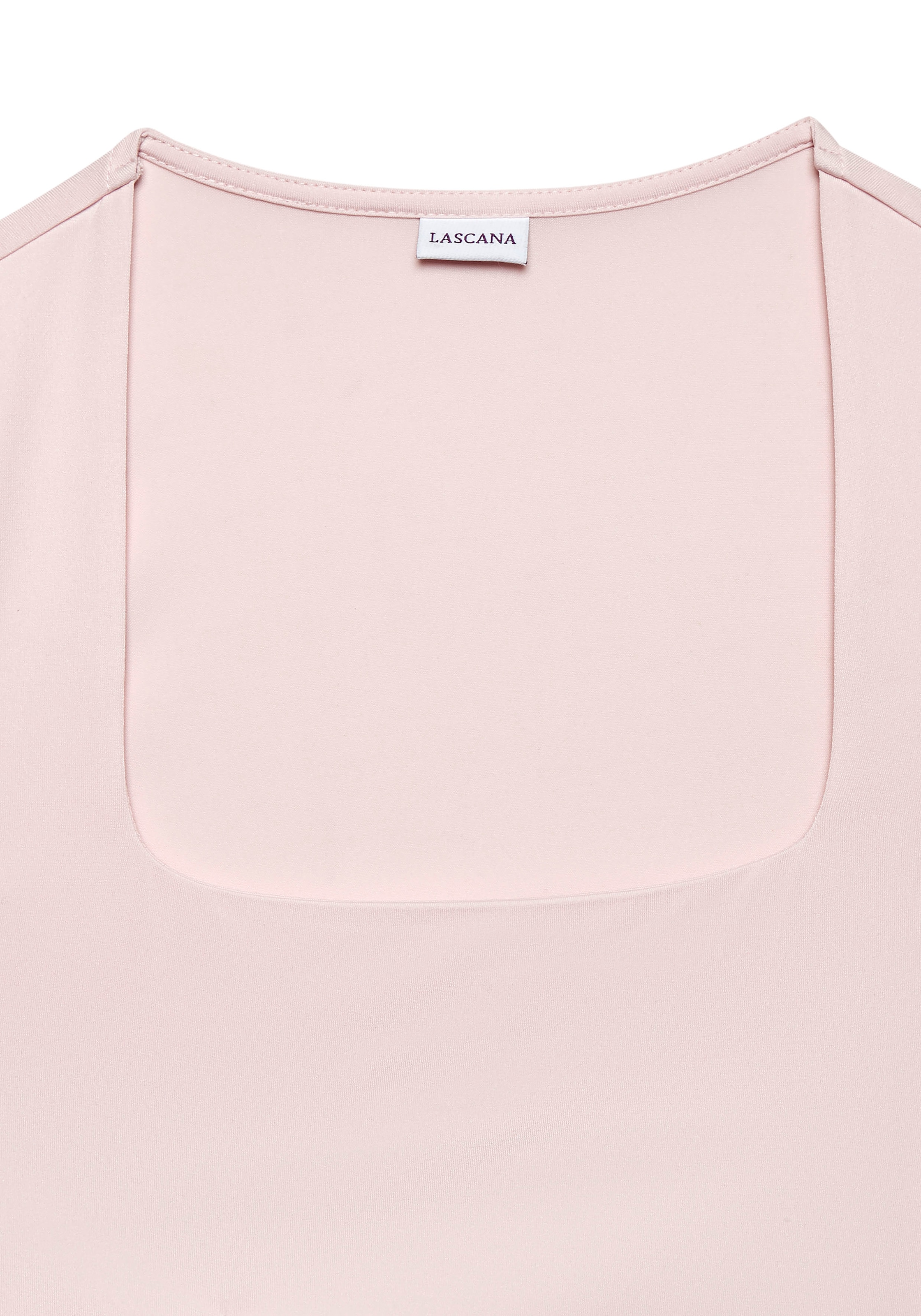 LASCANA Tanktop, aus bügelfreiem Material, elegantes Basic-Top mit breiten Trägern