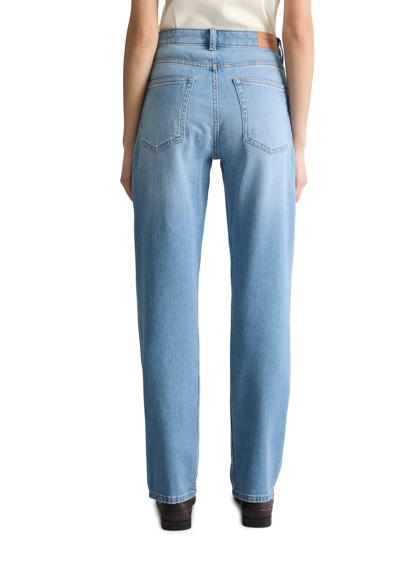 Marc O'Polo DENIM Jeans droit Model Olina straight aus weichem Organic Cotton-Lyocell-Mix