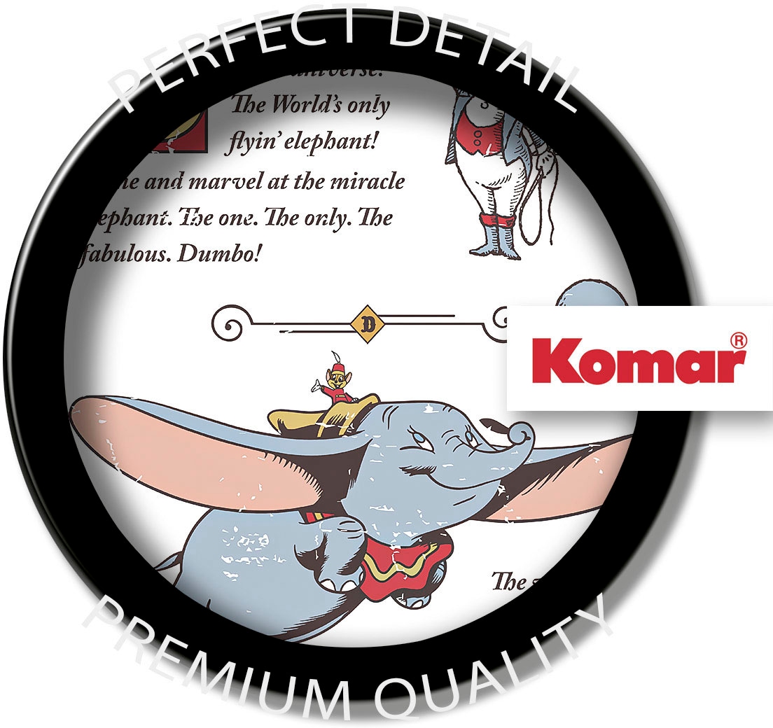 Komar Leinwandbild »Dumbo the Flying Elephant - Grösse 40 x 60 cm«, Disney, (1 St., 40 x 60 cm (Breite x Höhe), Keilrahmenbild mit Echtholzrahmen, Kinderzimmer