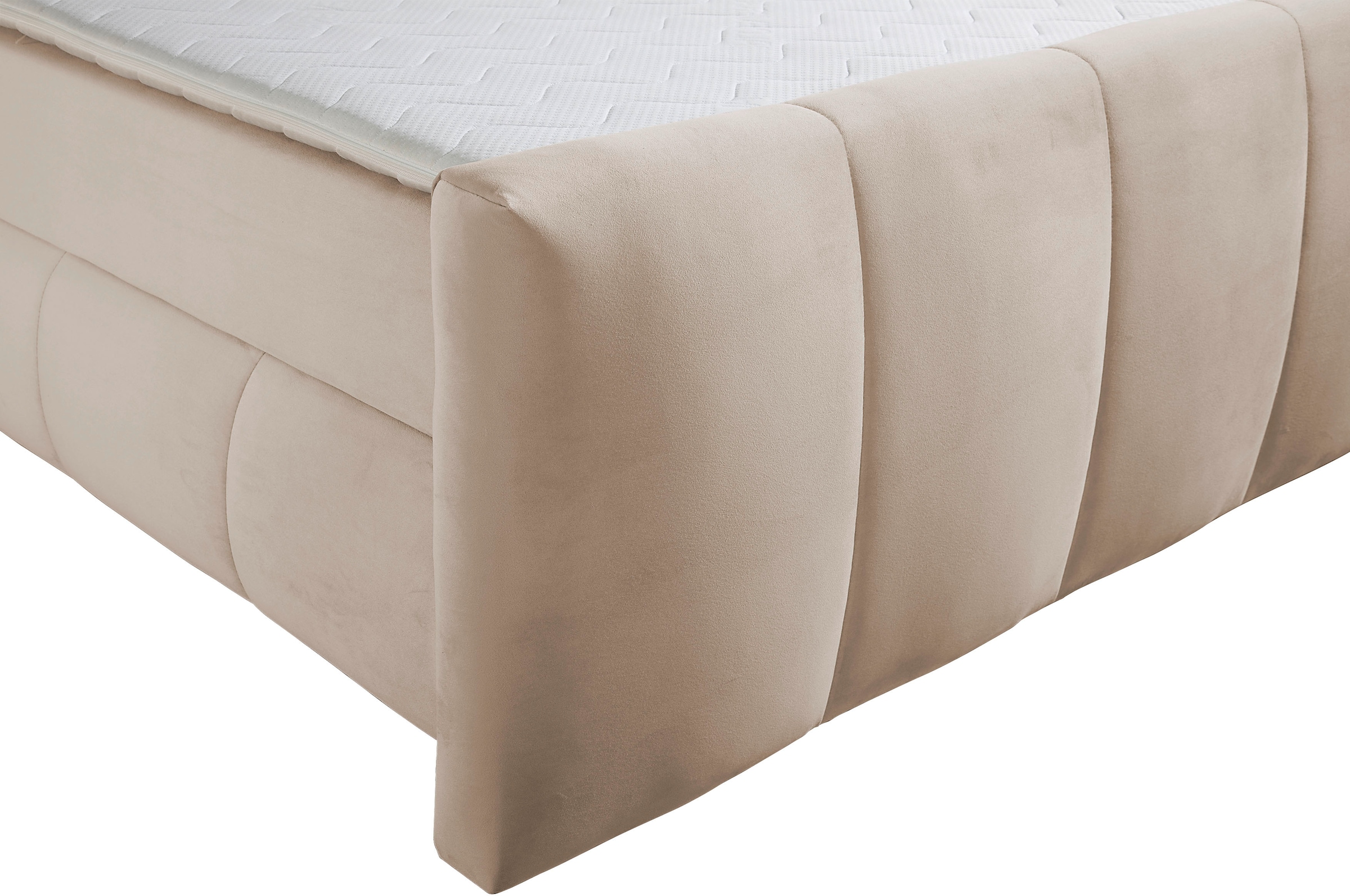 Home affaire Boxbett »Hanelore inkl. Bettkasten und Topper« Boxbett mit Bettkasten und Fussteil, inkl. Topper