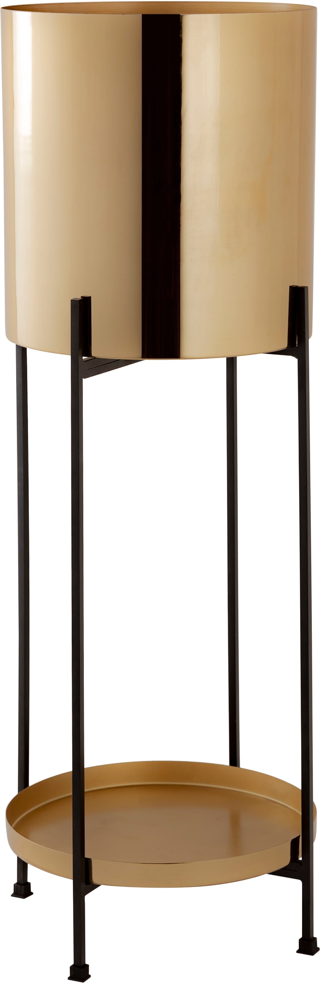 Image of Guido Maria Kretschmer Home&Living Übertopf »Dadivosa«, gross, Höhe 84cm, schwarz, goldfarben bei Ackermann Versand Schweiz