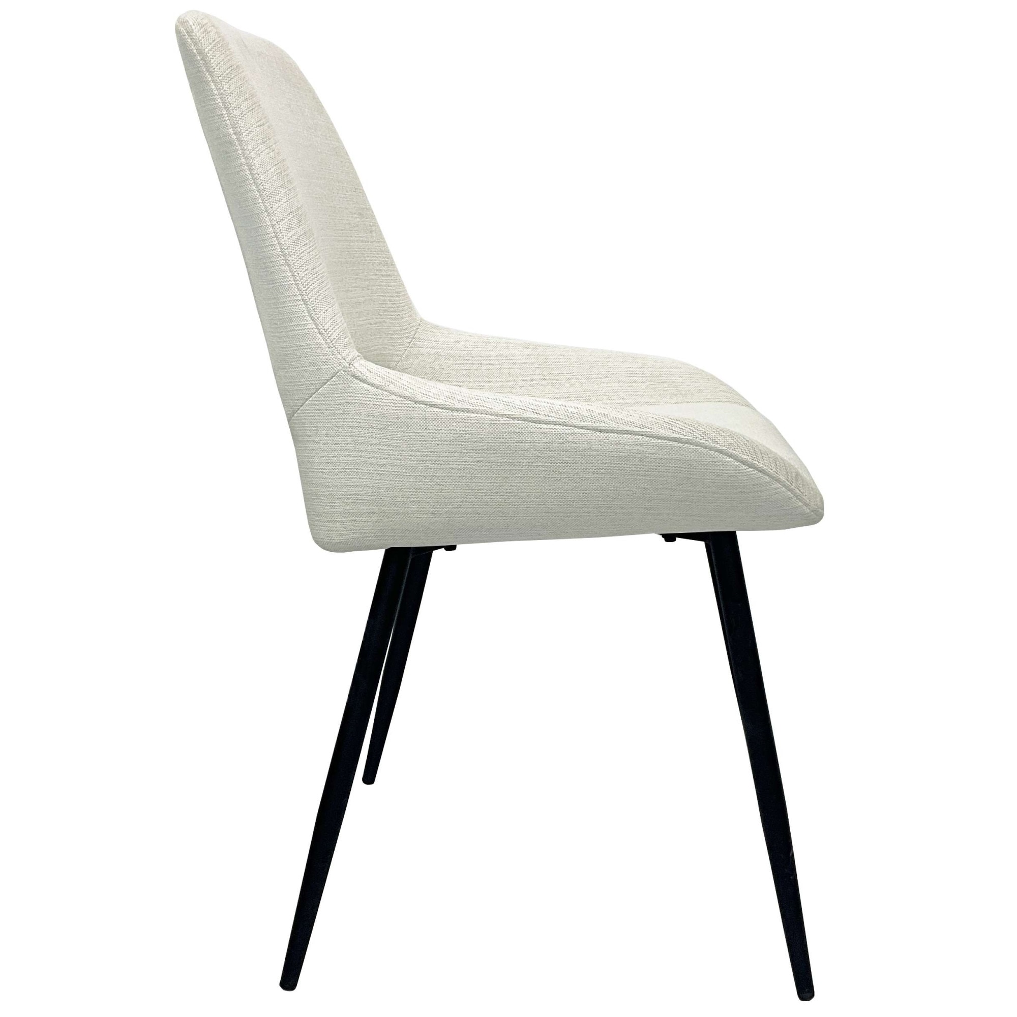 GOODproduct Chaise de salle à manger »Derrek« (Ensemble) lot de 2 avec dossier rembourré