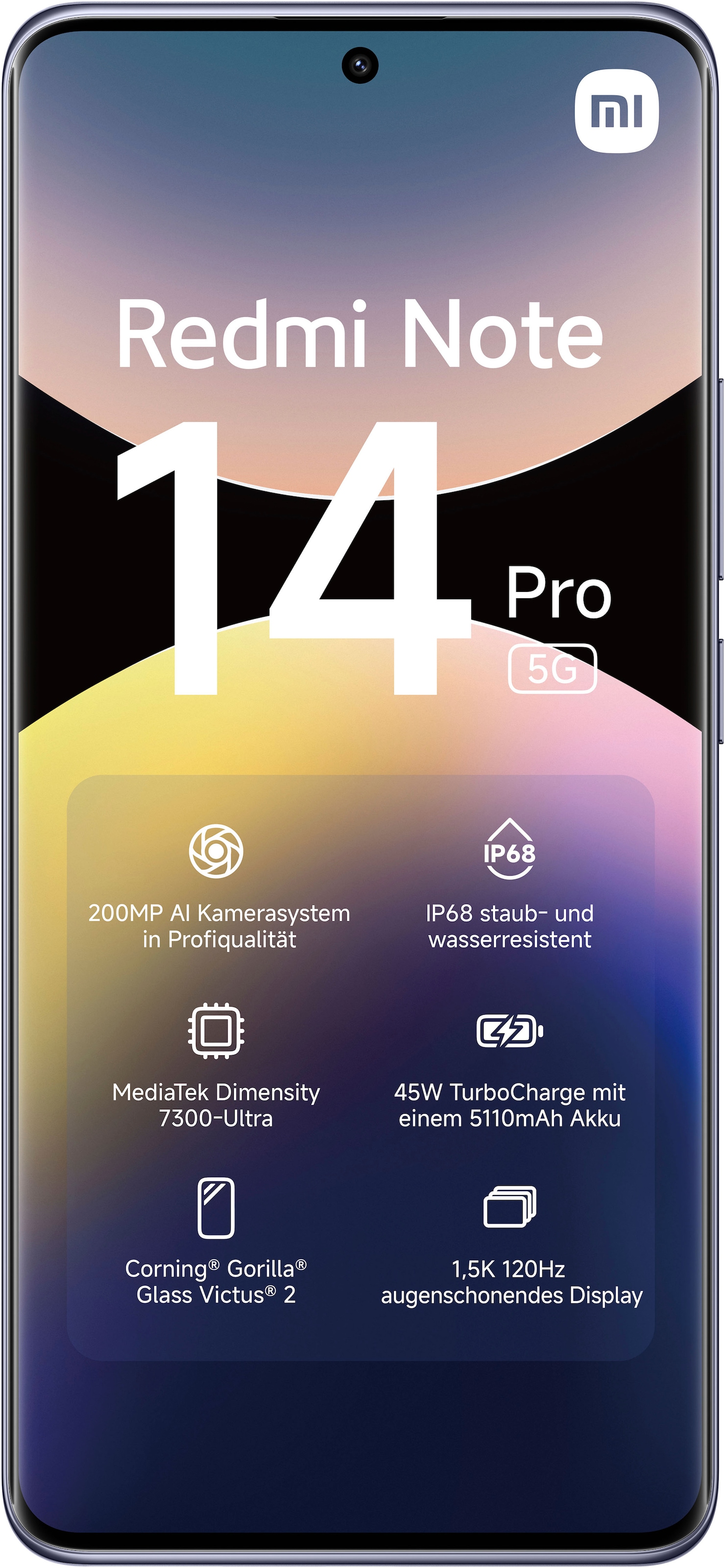 Xiaomi Smartphone »Redmi Note 14 Pro 5G« Lavendelviolett