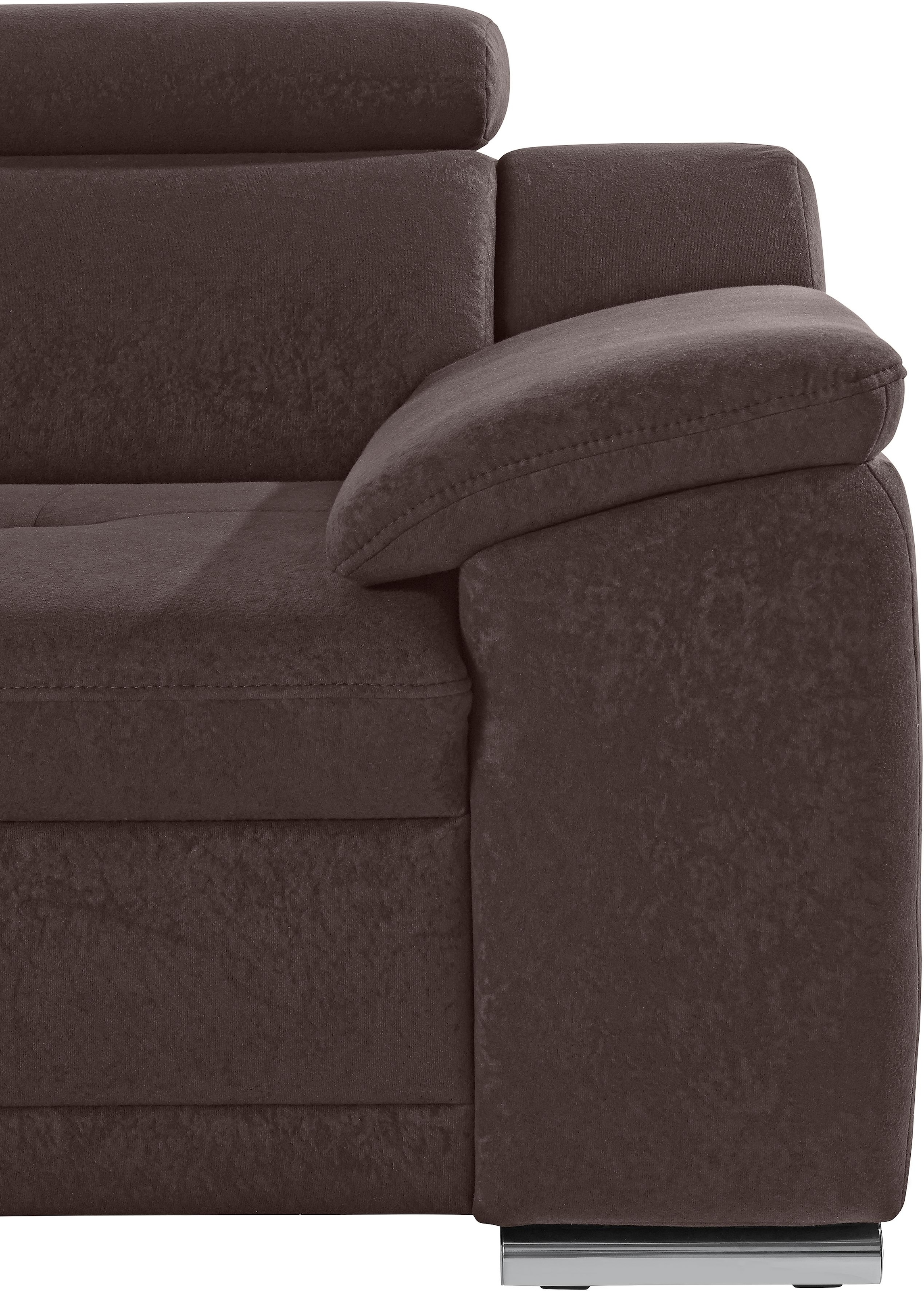 sit&more 3-Sitzer »Andiamo« inklusive Kopfteilverstellung