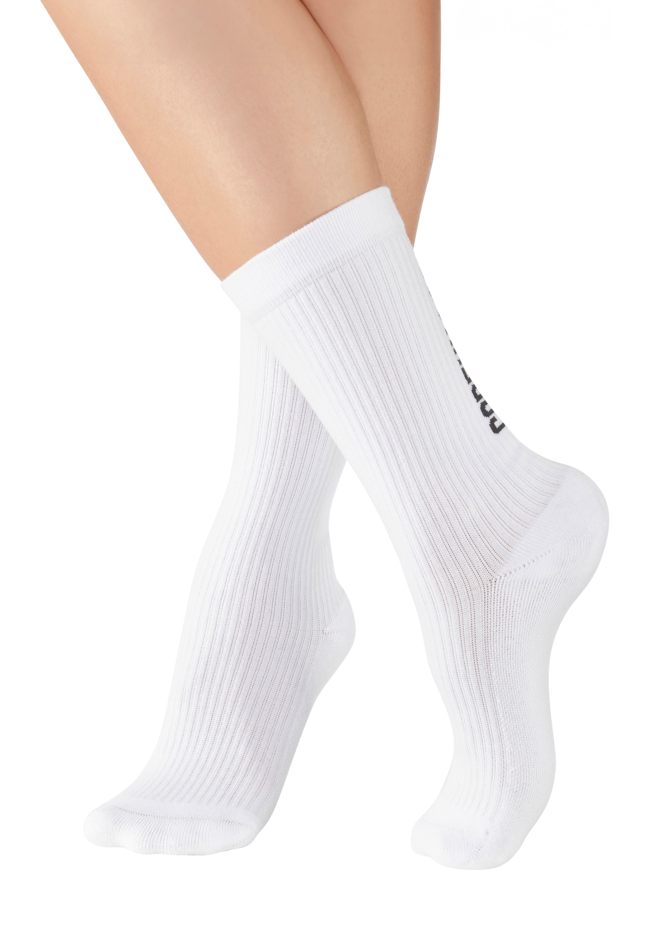 Copenhagen Studios Tennissocken, (Packung, 3 Paar), mit grossem Schriftzug