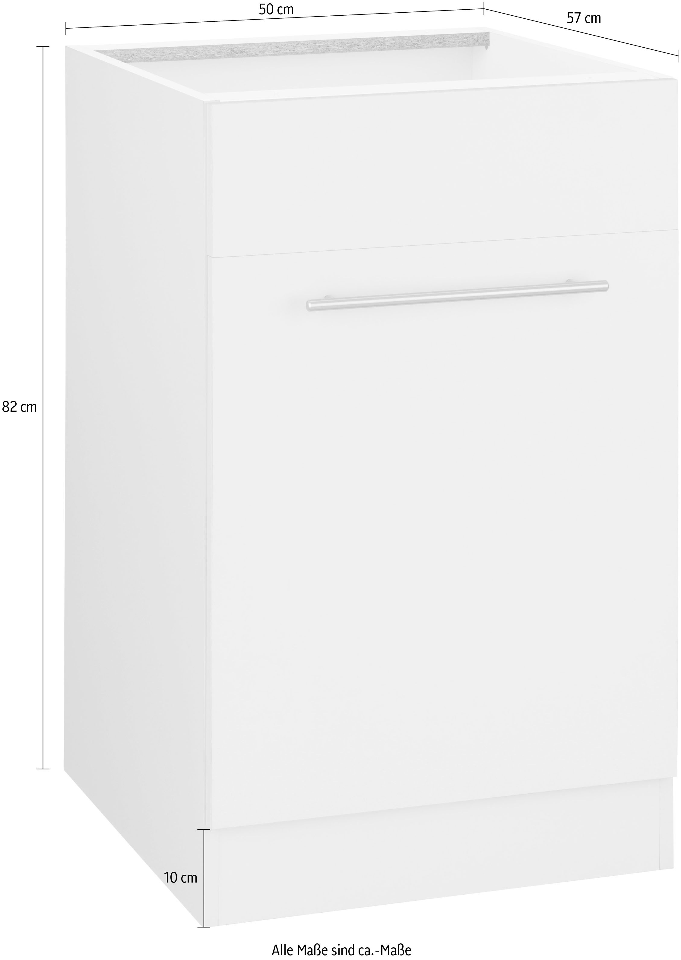 wiho Küchen Spülenschrank »Unna«, 50 cm breit, ohne Arbeitsplatte