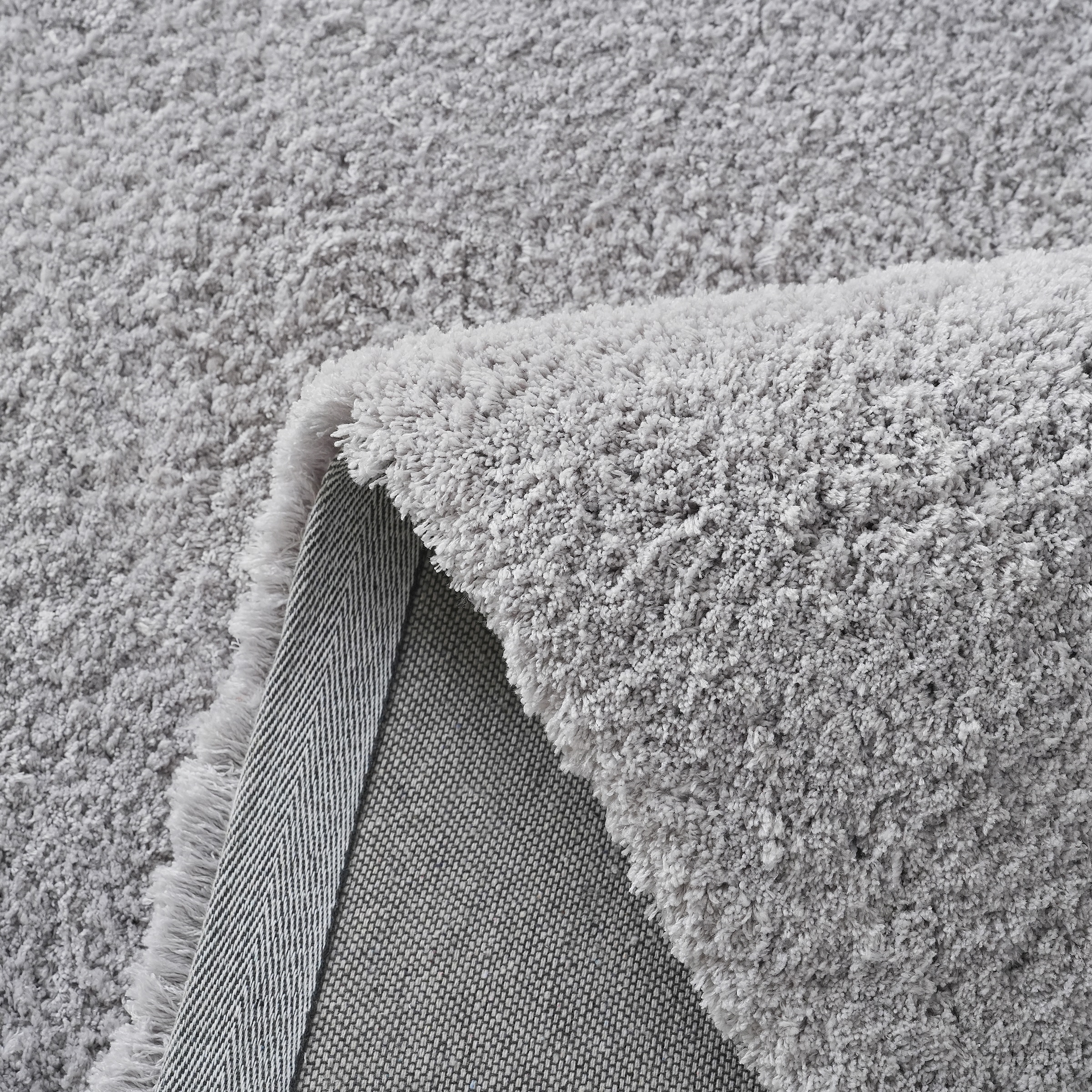 GOODproduct Tapis à poils longs »Microfaser Teppich Magong, besonders weich, sehr feiner Flor« Rectangulaire 25 mm Höhe uni, salon, chambre, chambre d'enfant, aussi rond et en coureur
