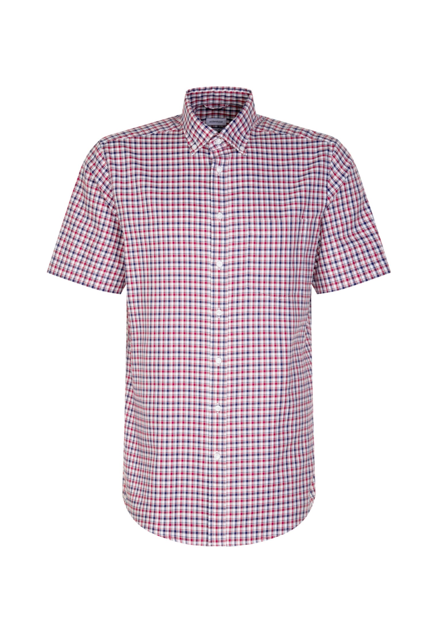 seidensticker Chemise d'affaires »Regular« Regular 1/2 Button-Down-Kragen Karo