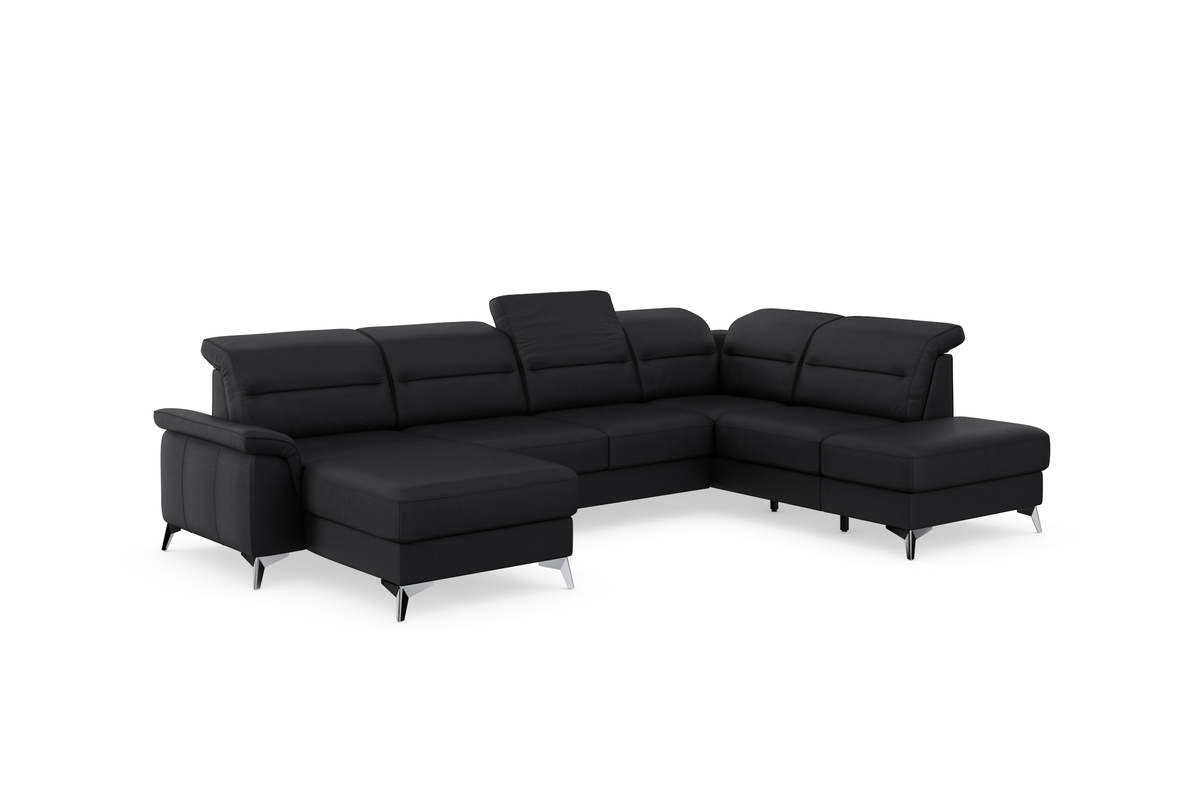 sit&more Wohnlandschaft »Sinatra U-Form«, optional mit Kopfteilverstellung und Armteilfunktion etc.