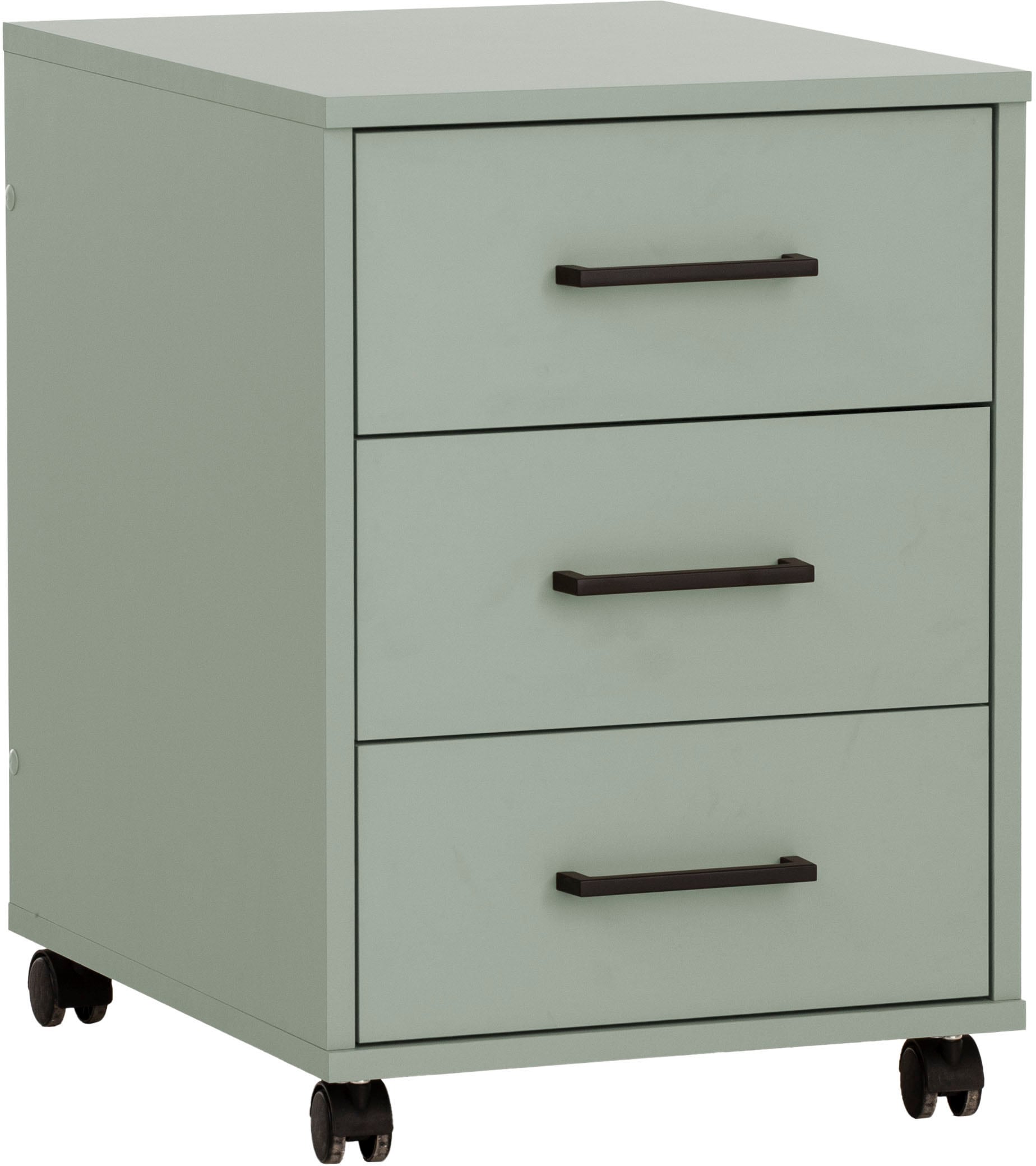 Image of Schildmeyer Rollcontainer "Ruby, Breite 40 cm" Mit Stifteinsatz, Metallbeschläge, feststellbare Möbelrollen