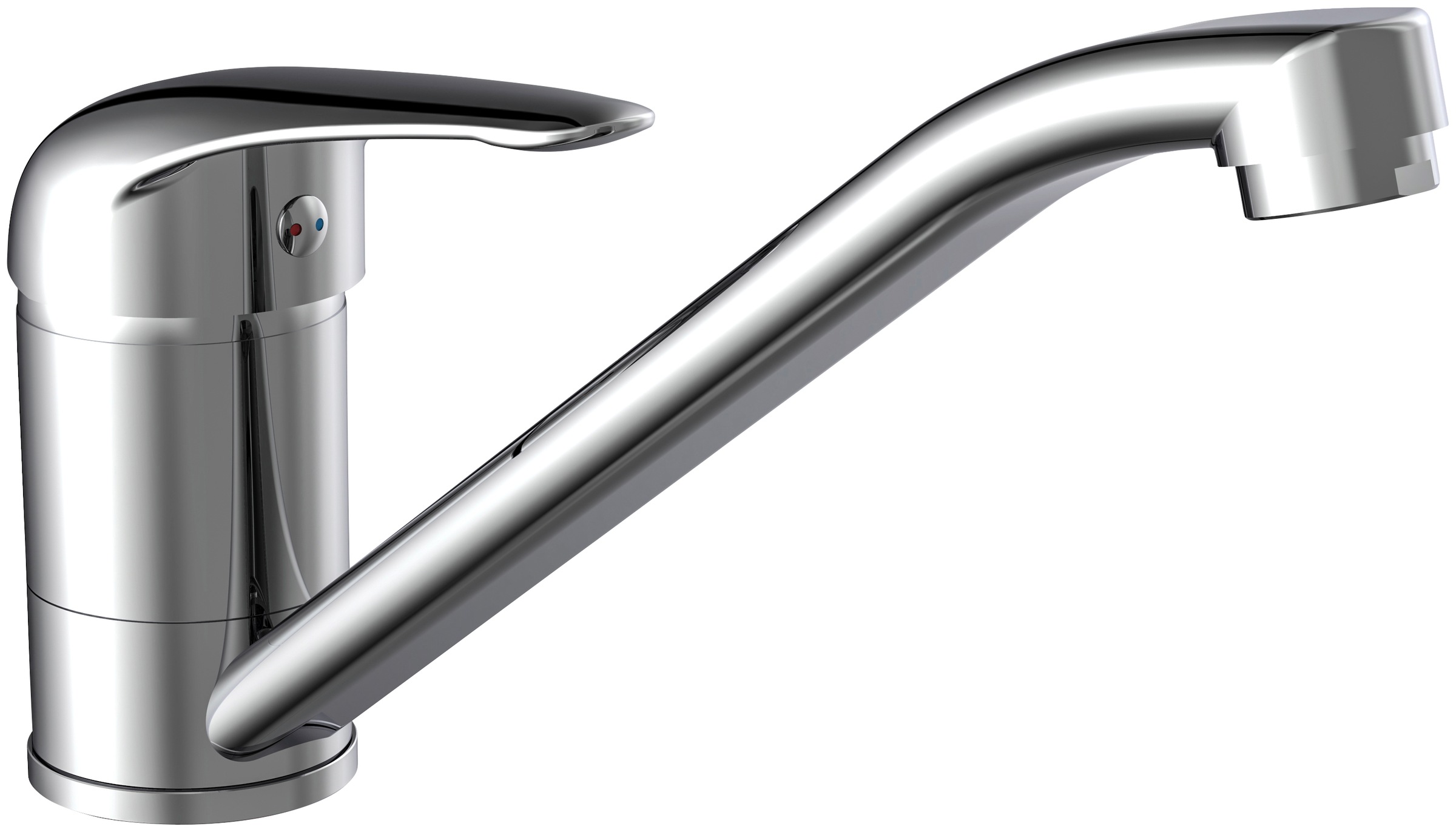 Image of Schütte Spültischarmatur "Magna" 360 schwenkbarer Wasserhahn, Mischbatterie, Chrom, Hochdruck