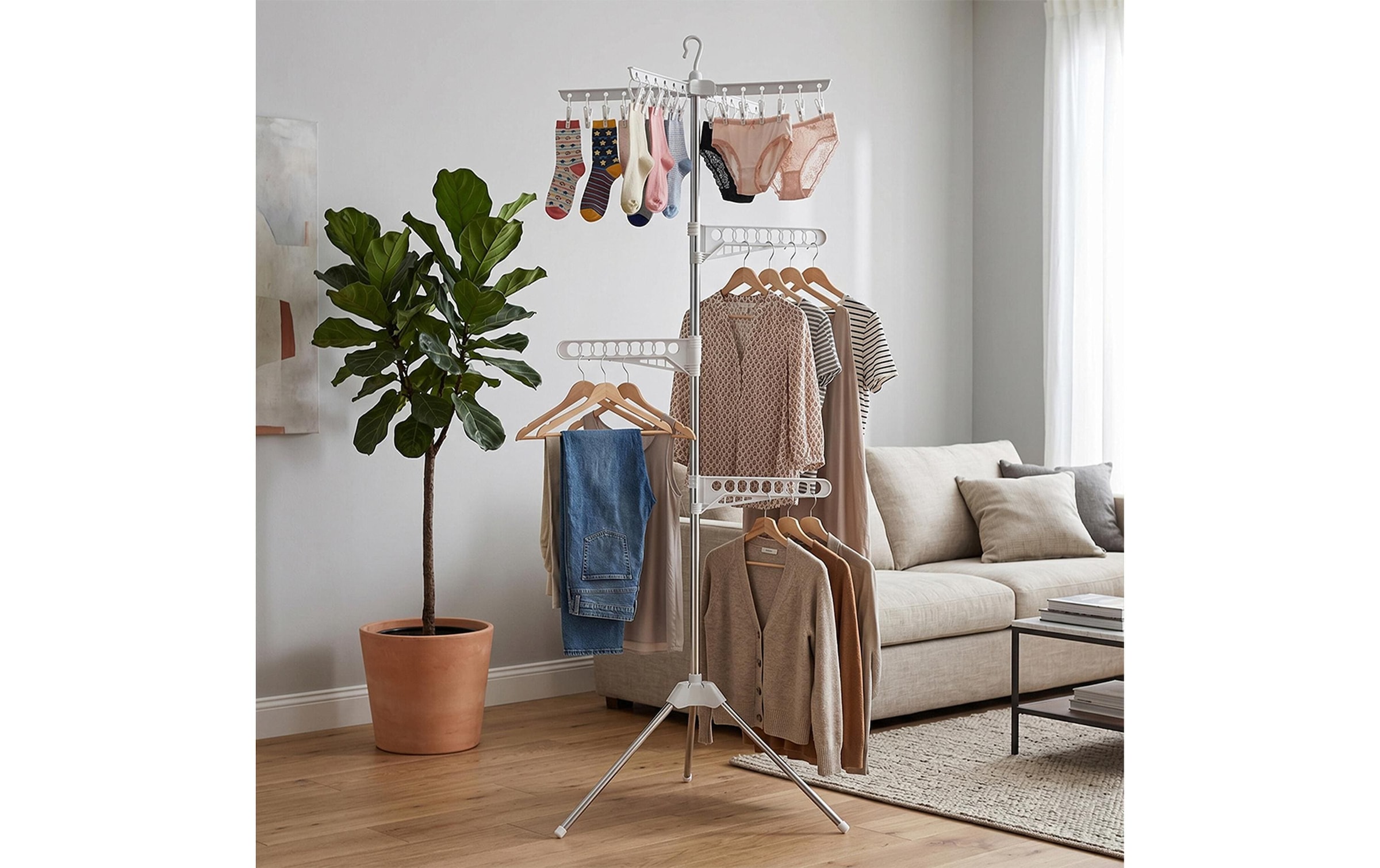 relaxdays Séchoir à linge »11 m«
