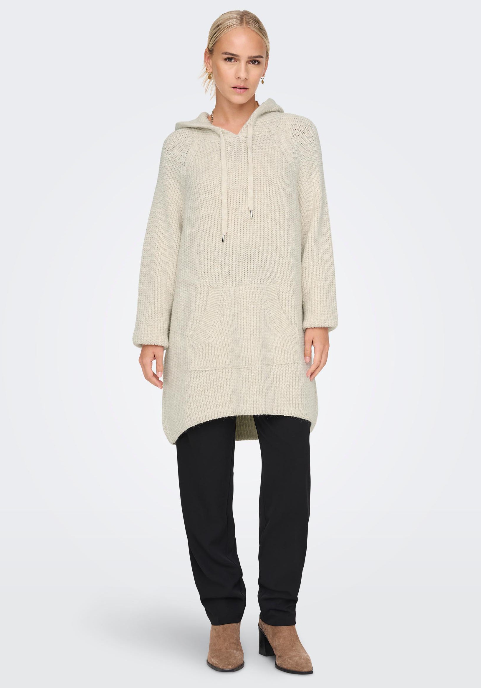 Image of Only Longpullover »ONLLEISE FREYA LS LONG HOOD PULLOVER KNT«, mit Kapuze bei Ackermann Versand Schweiz
