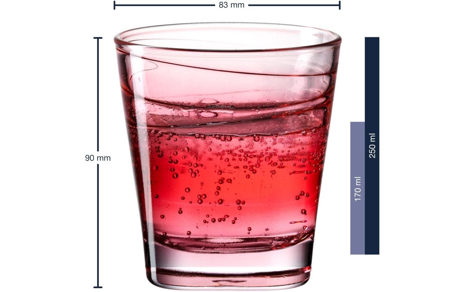 LEONARDO Glas »Vario Struttura, 250ml«, (6 tlg.)