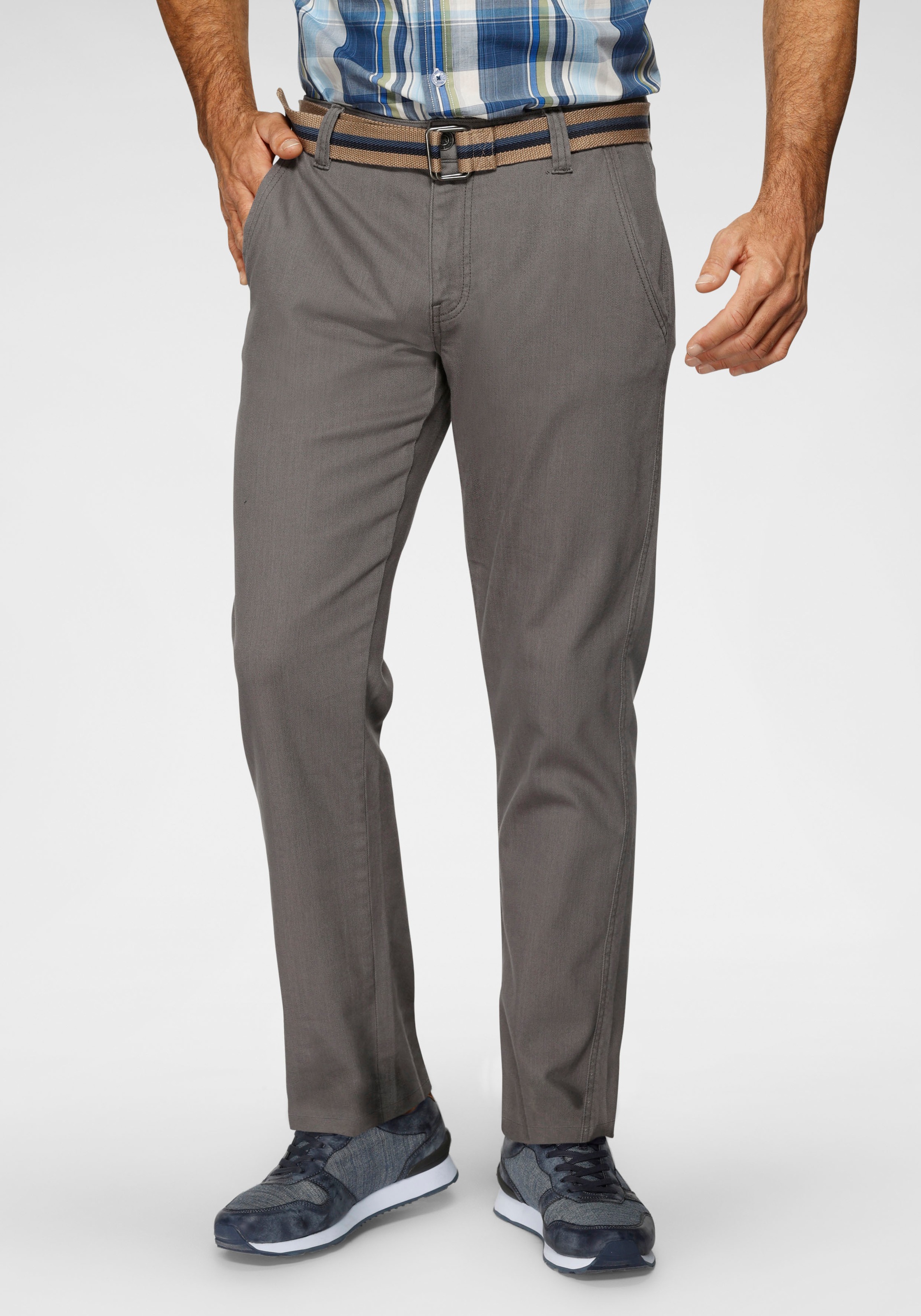 Image of Man's World Chinohose, (Set, mit abnehmbarem Gürtel) bei Ackermann Versand Schweiz