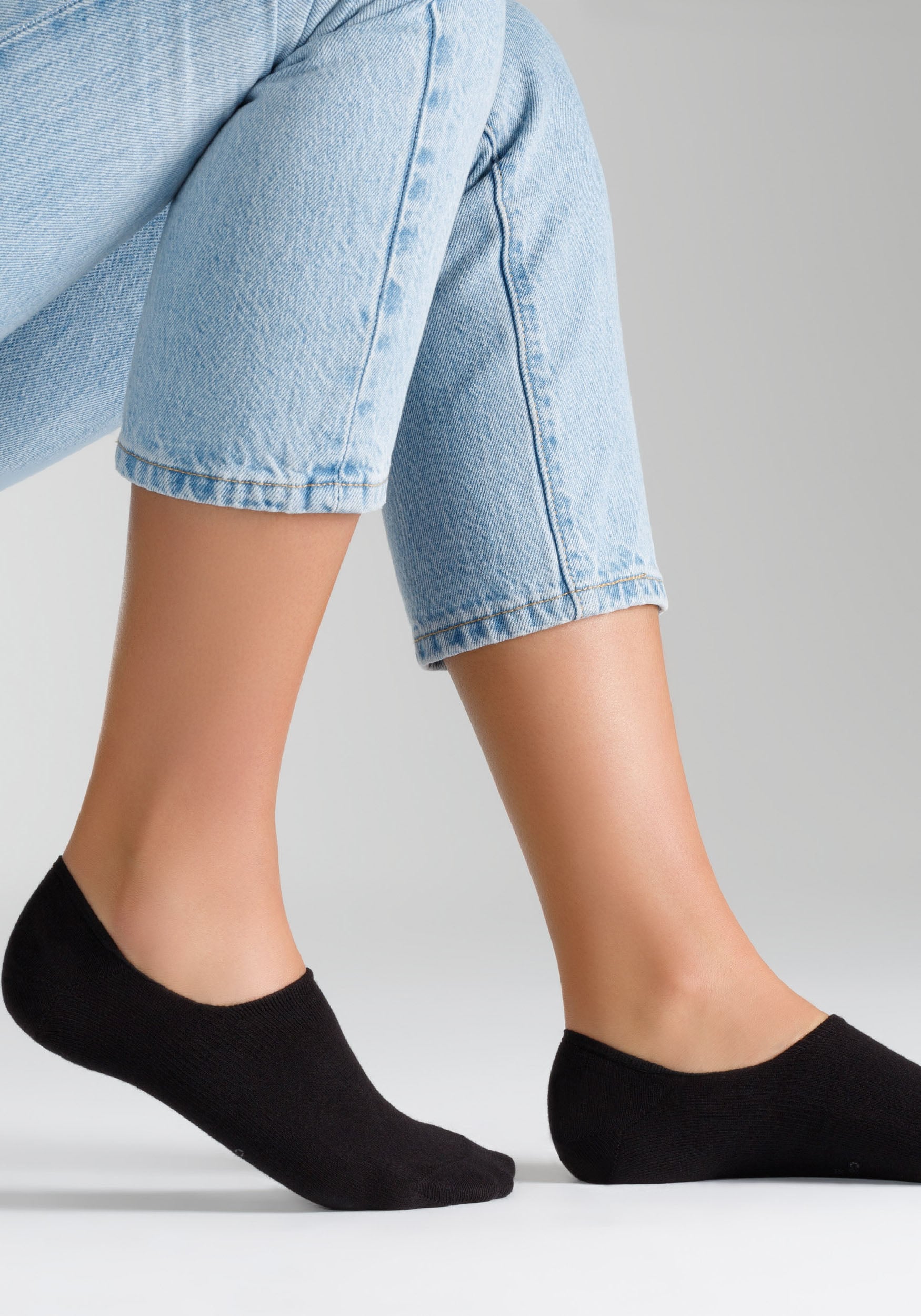 Camano Füsslinge »comfort«, (4 Paar), mit verstärkter Ferse für Langlebigkeit