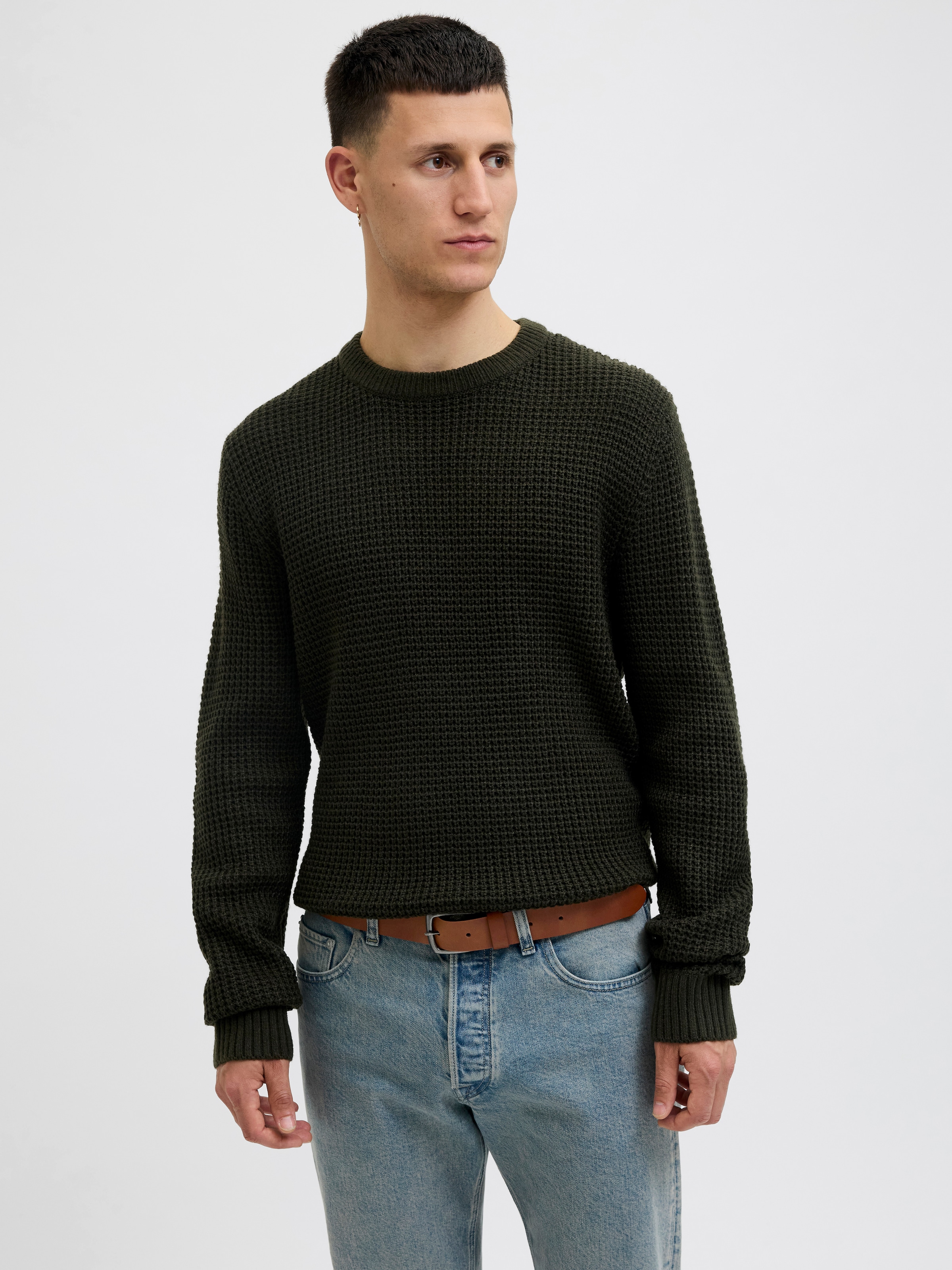 Jack & Jones Ledergürtel »JACMICHAEL LEATHER BELT SN«