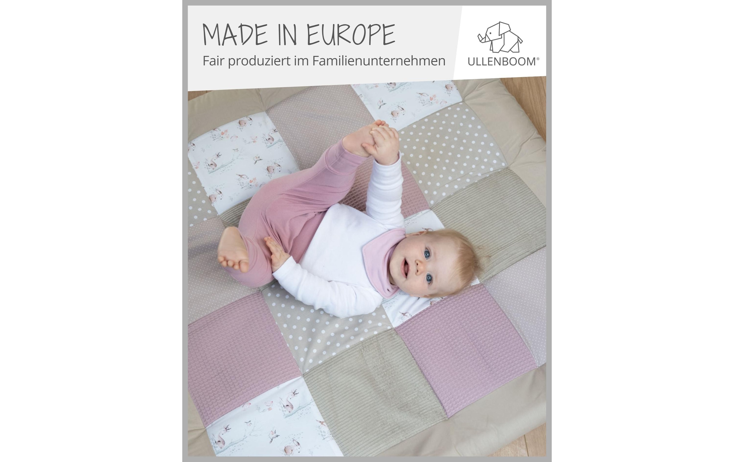 ULLENBOOM ® Tapis d'éveil »Märchenwald 140 x 140 cm«