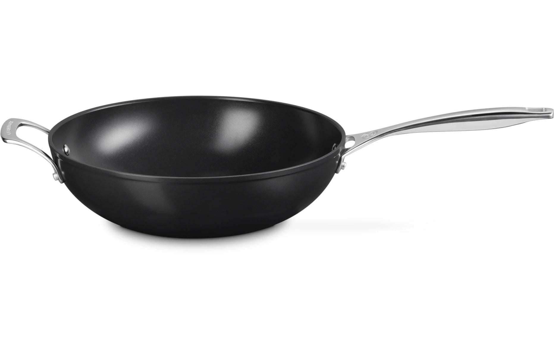 Image of LE CREUSET Wok "Essential Keramik-Antihaft Ø 30 cm" Aluminium