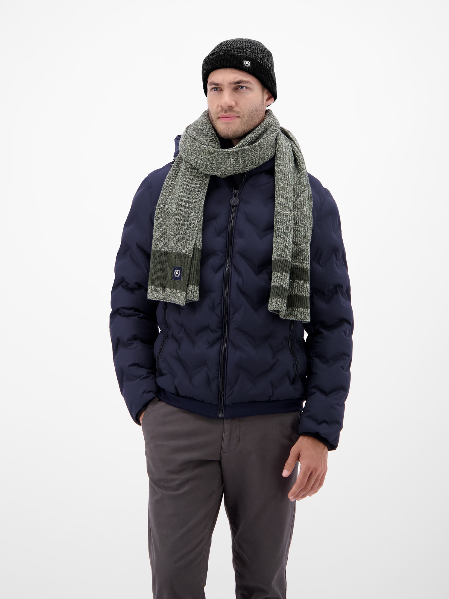 LERROS Bonnet de ski »Strickmütze in Melange-Twistoptik«