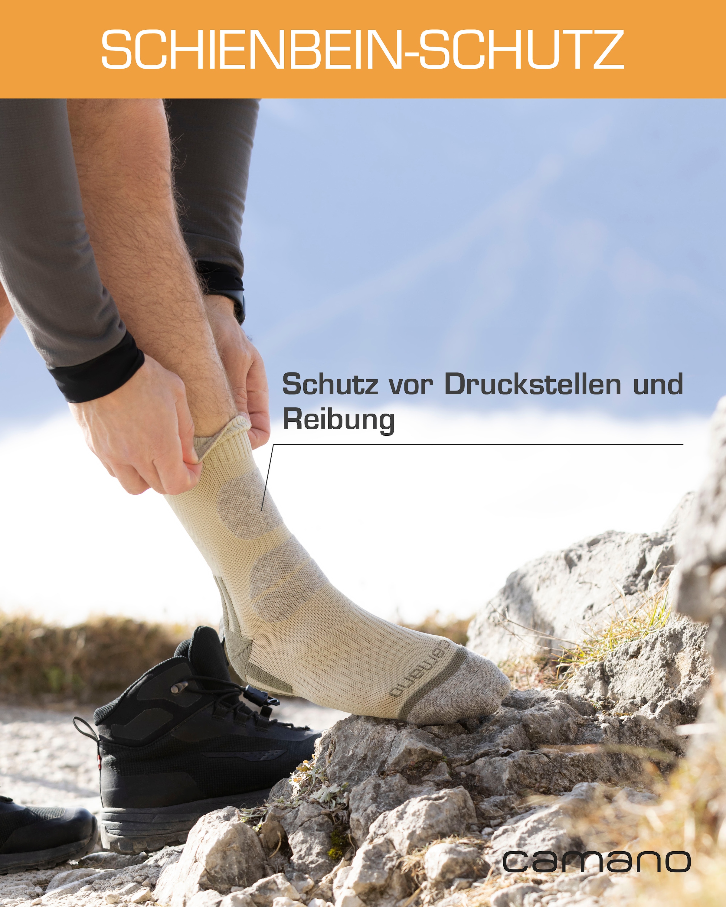 Camano Chaussettes »Function« avec support de voûte plantaire