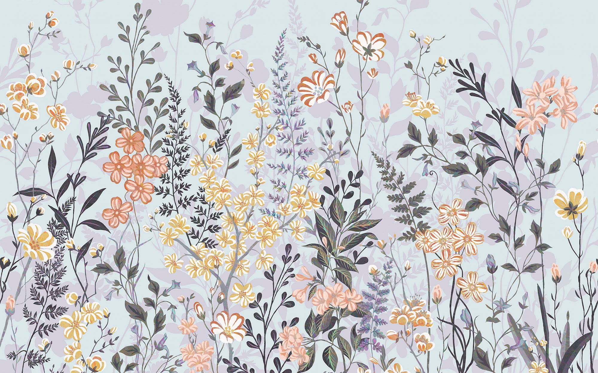 Image of Komar Vliestapete "Digitaldruck Vlies - Chic Conservatory - Grösse 400 x 250 cm" bedruckt glatt Wohnzimmer, Schlafzimmer