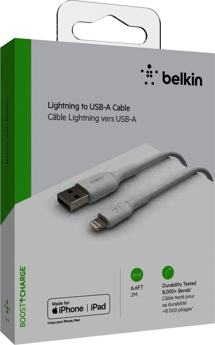 Belkin Câble lightning »Lightning auf USB-A Kabel PVC (Länge: 2 m)« 200 cm