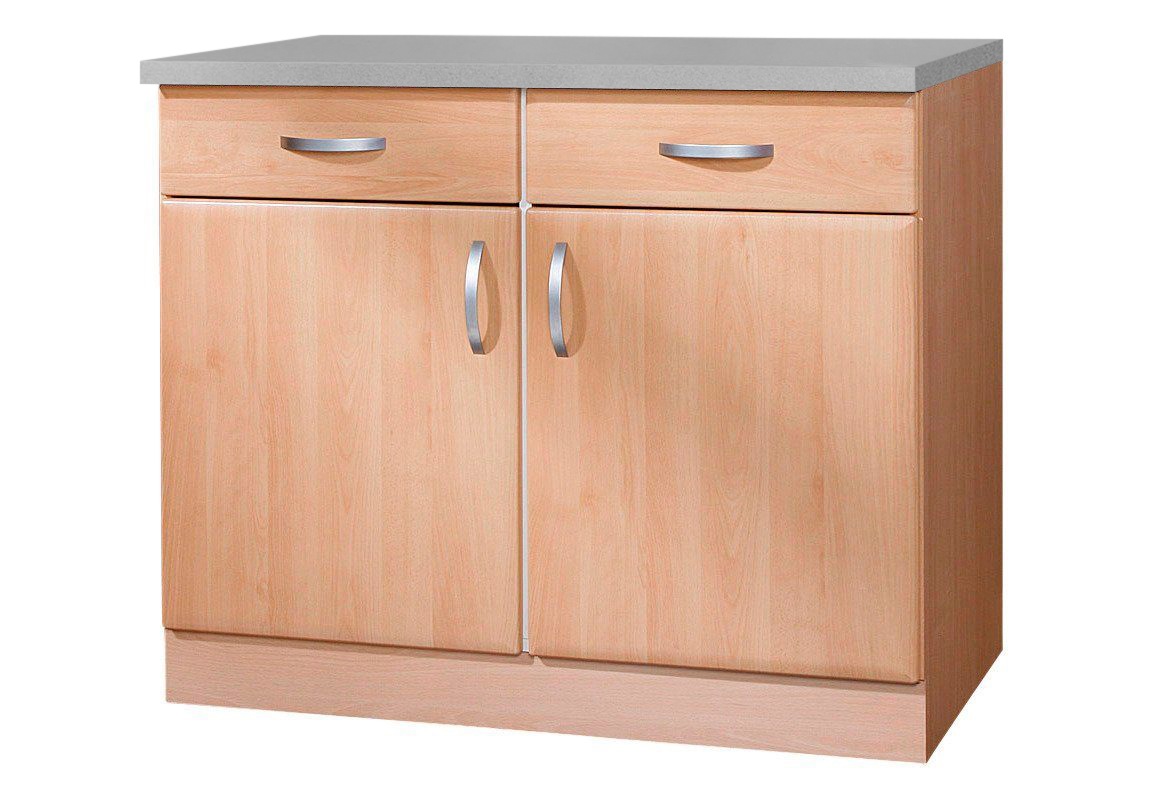 Image of wiho Küchen Unterschrank »Prag«, Breite 100 cm, in zwei Tiefen bei Ackermann Versand Schweiz