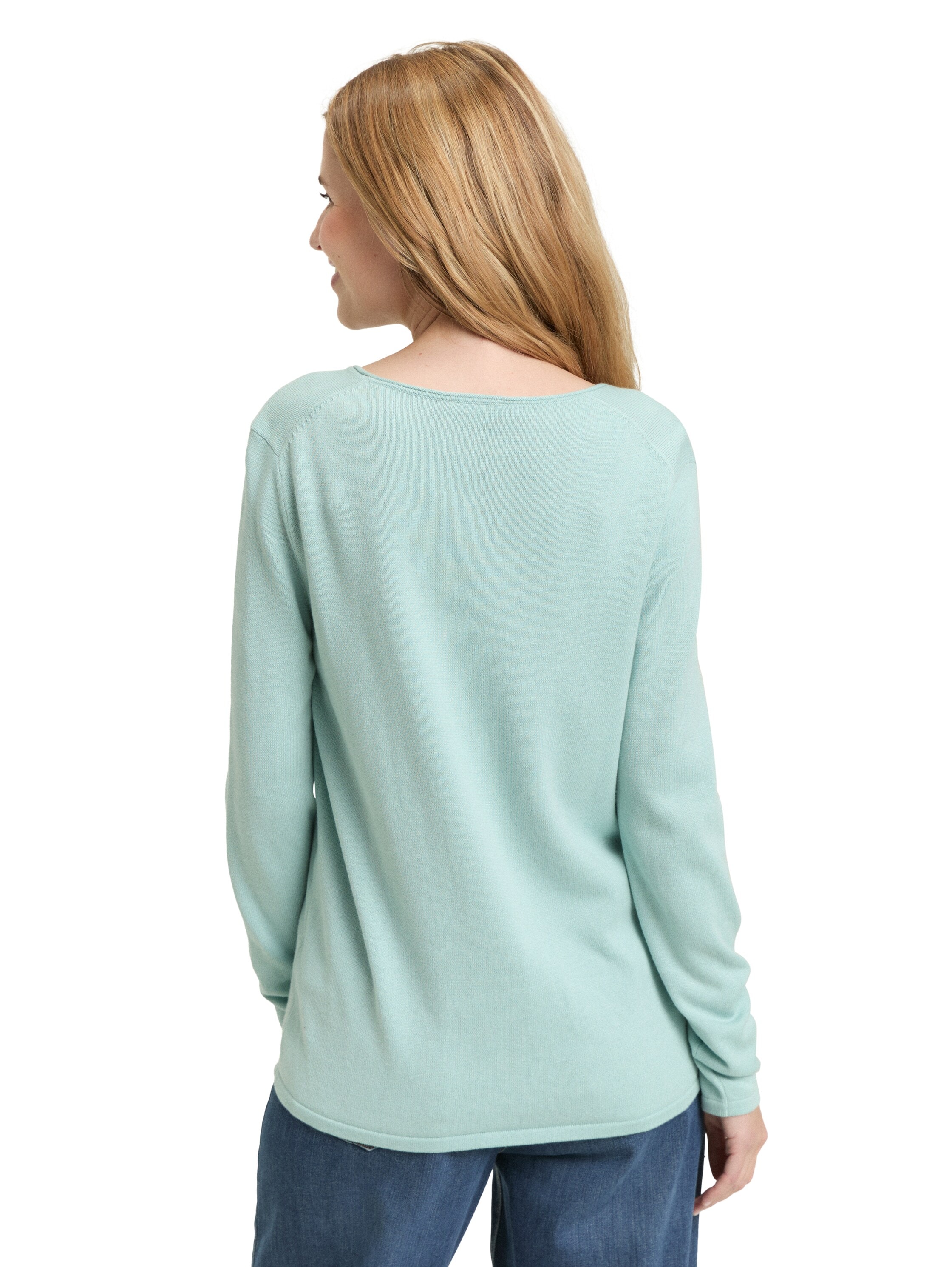 TOM TAILOR Pull col V »Regular« avec encolure en V