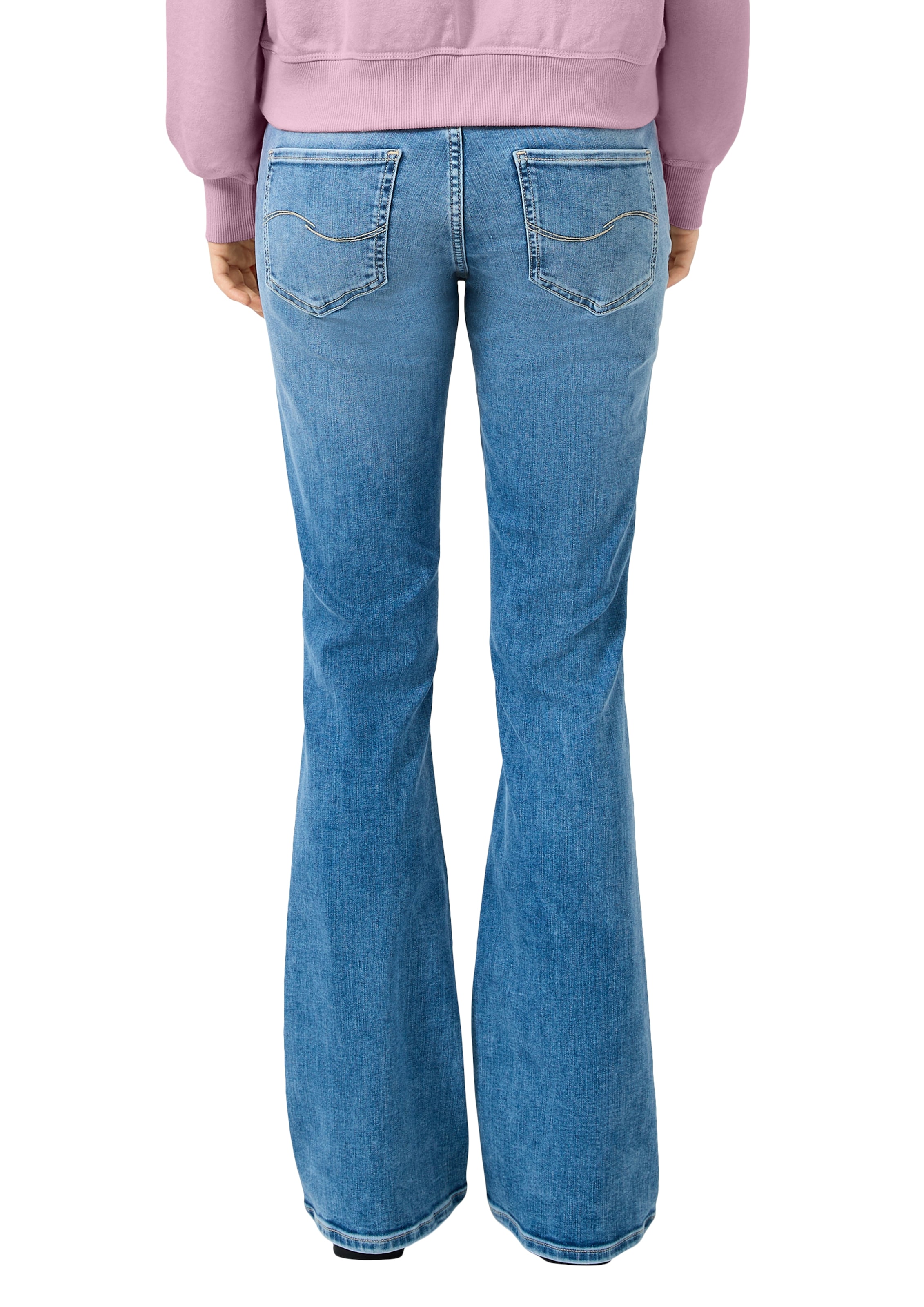 QS Jeans à pattes d'eph mit Schlag und Stretch