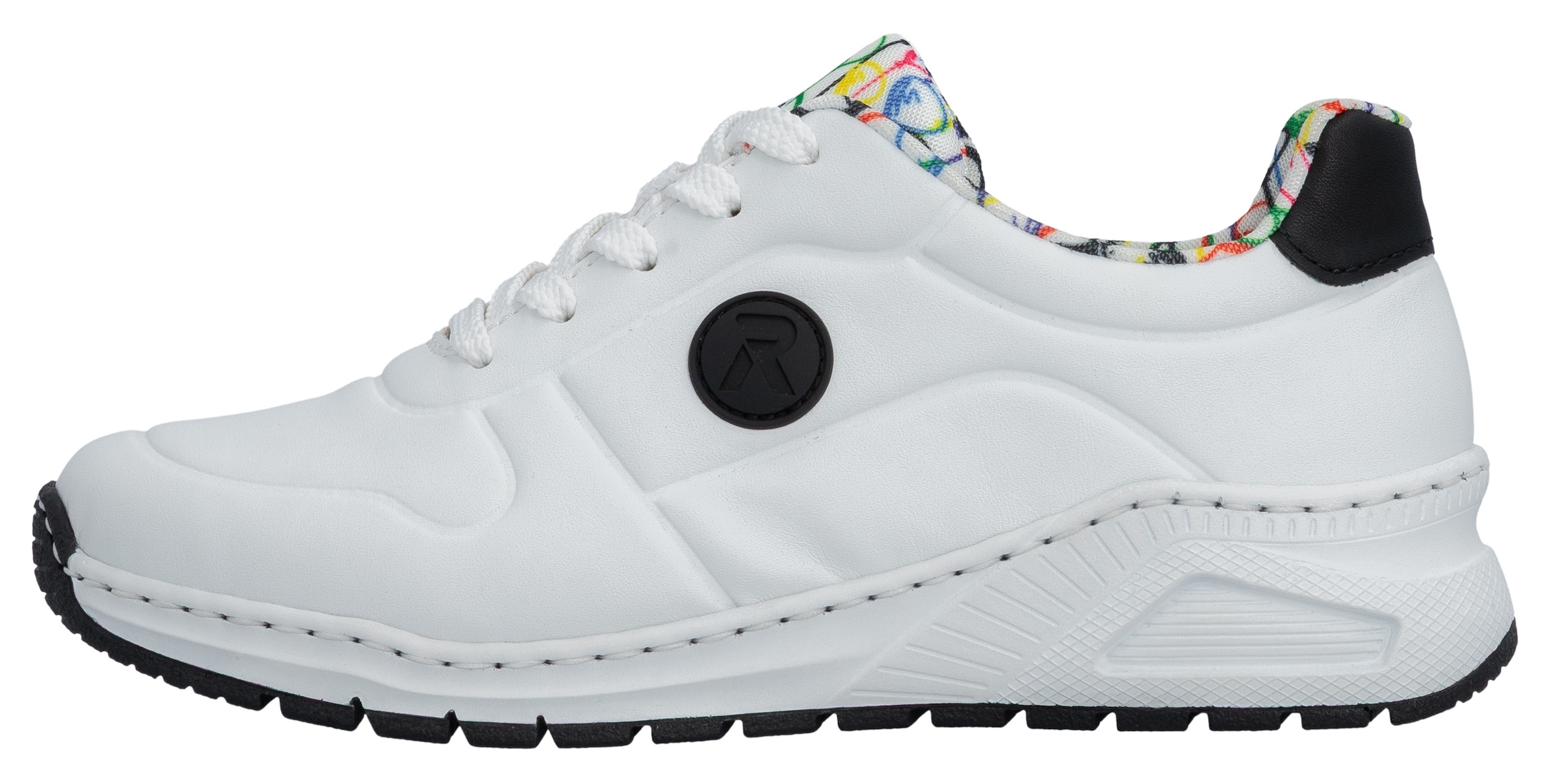Rieker Sneakers  mit MemoSoft-Innensohle, Freizeitschuh, Halbschuh, Schnürschuh