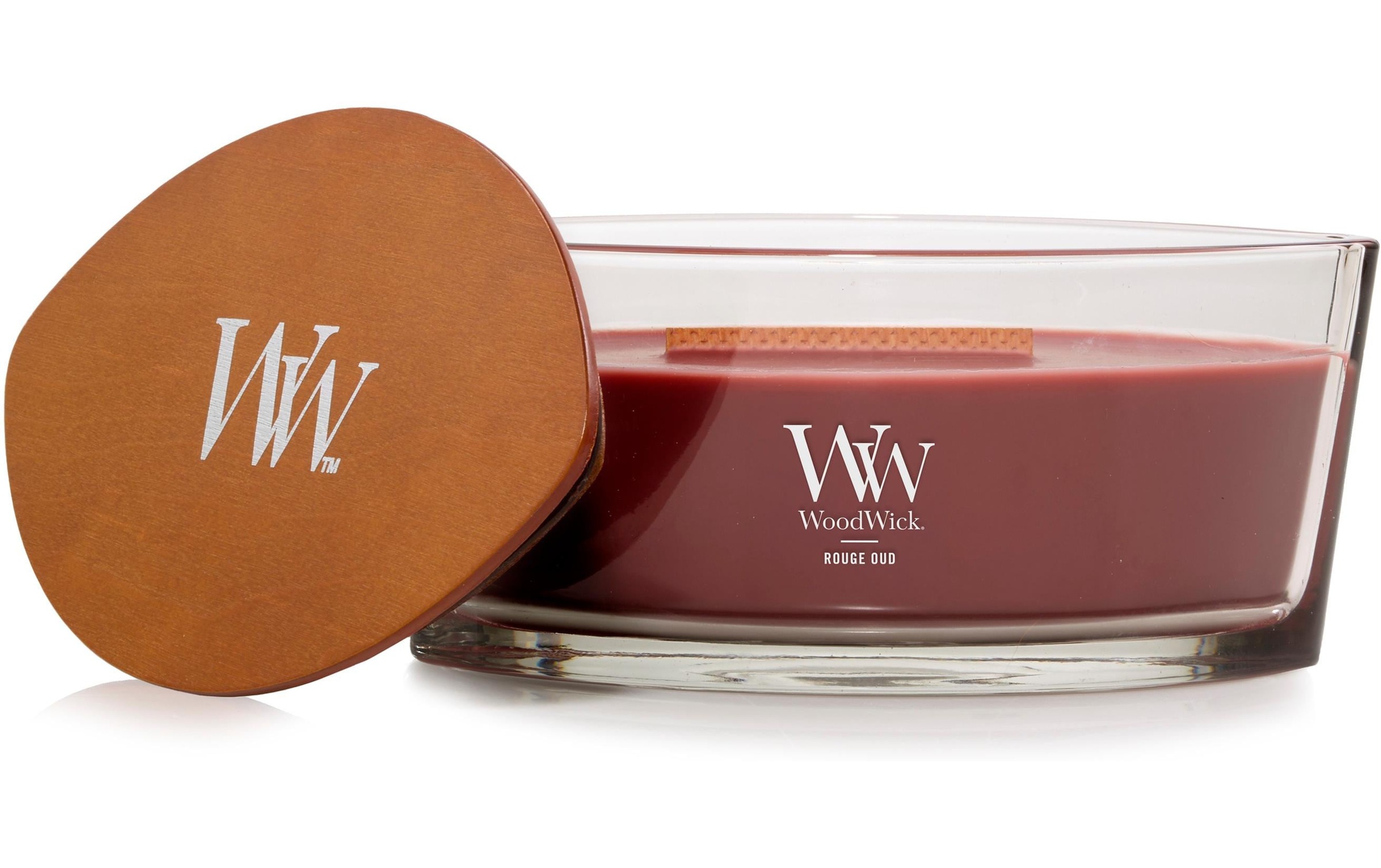 Image of Woodwick Duftkerze "Rouge Oud Ellipse"
