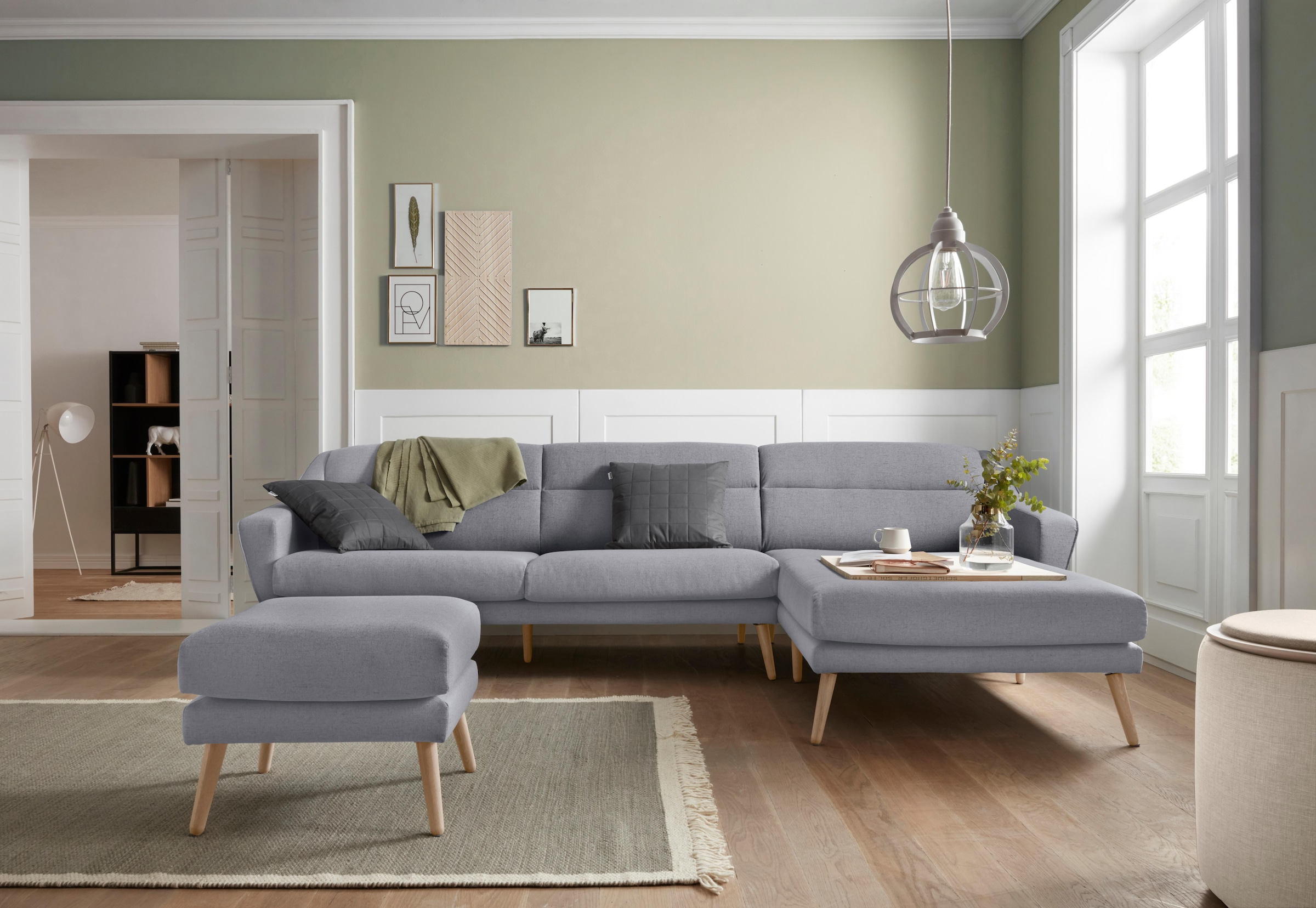 GOODproduct Tabouret »Bille« mit Eiche-Beinen, Design by Morten Georgsen