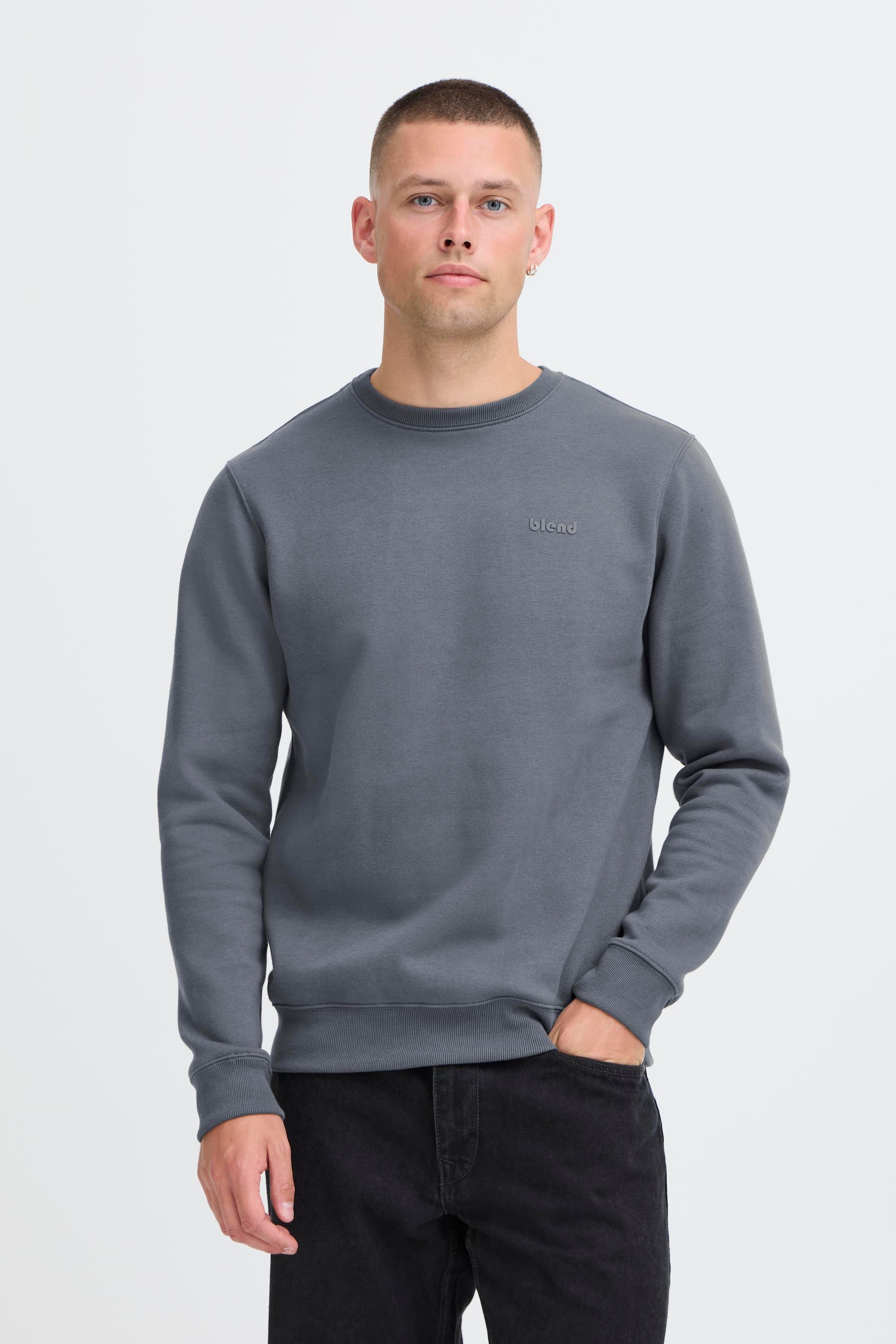 Image of Blend Sweatshirt "BHDOWNTON CREW NECK SWEAT NOOS", Baumwollmischung, normal geschnitten