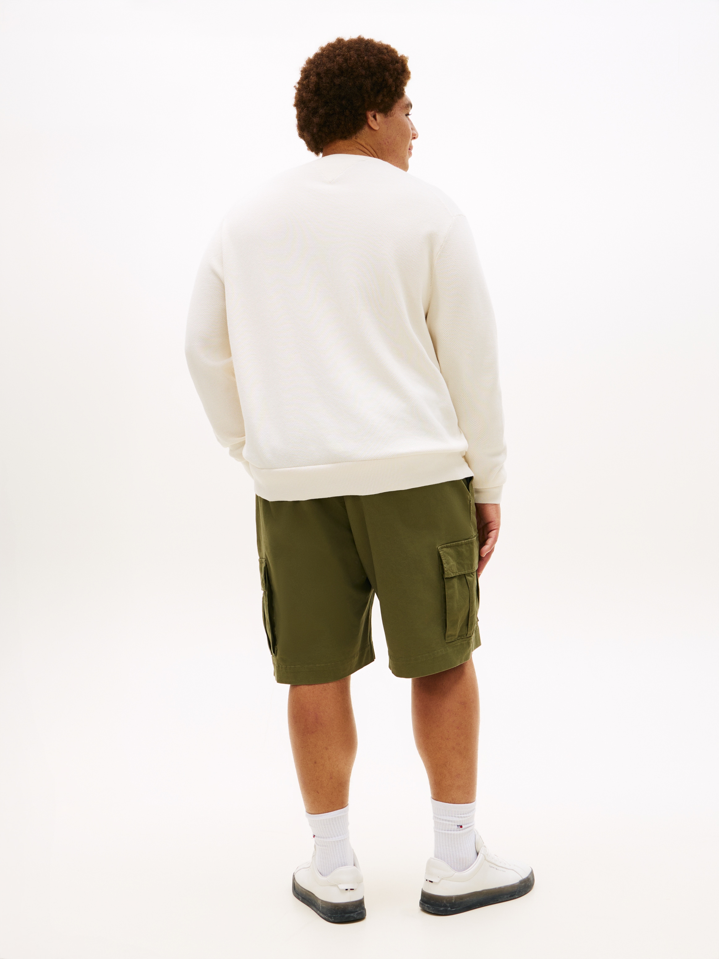 Tommy Hilfiger Big & Tall Pull à col rond »ESSENTIAL STRUCTURE CREW NECK« Grosse Grössen, regular fit