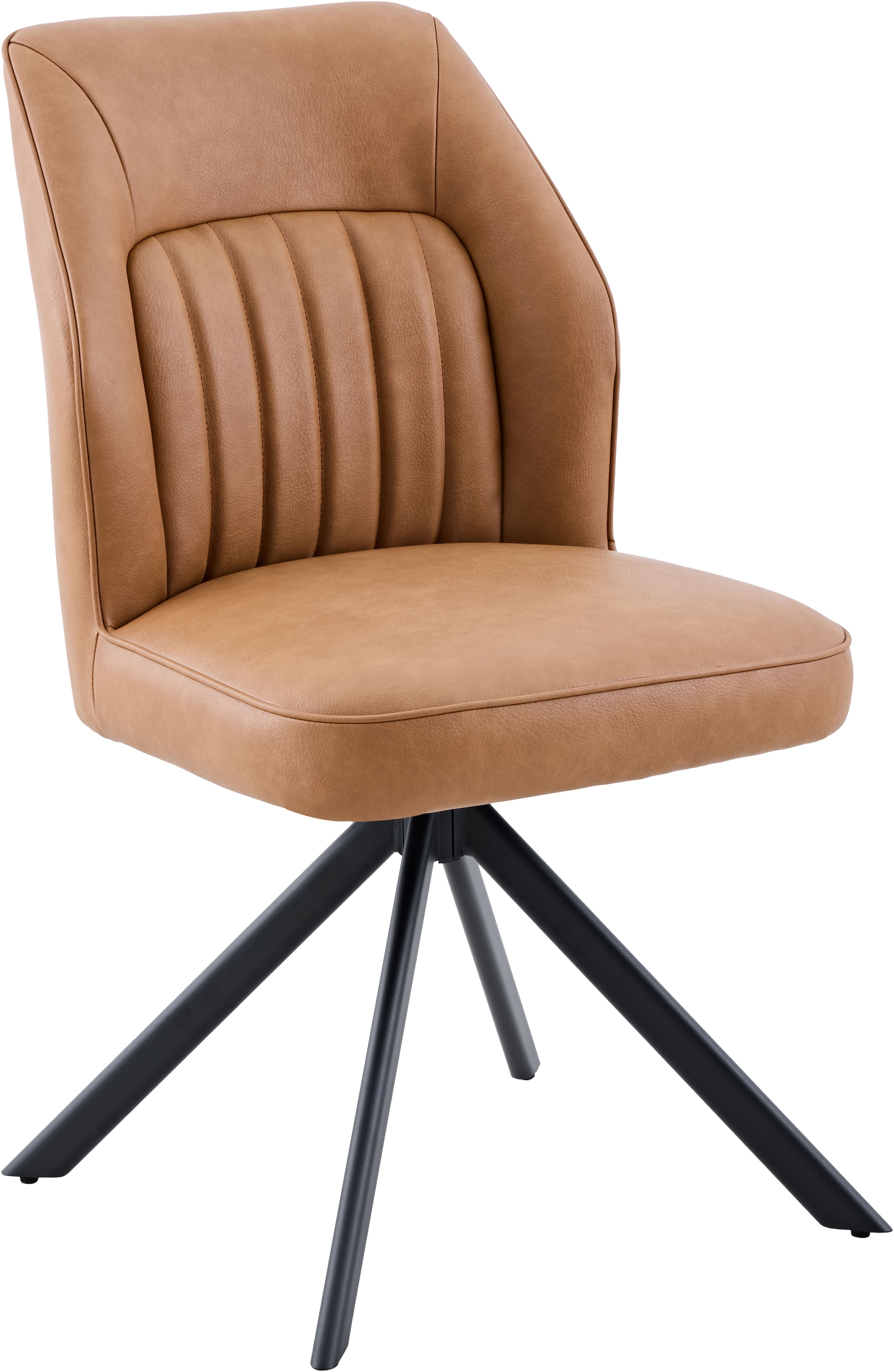 HELA Chaise à 4 pieds »PRIZZI« (Ensemble) 1 cuis4-Fuss, 360° drehbar, Gestell oval, gepolstert, Lederoptik