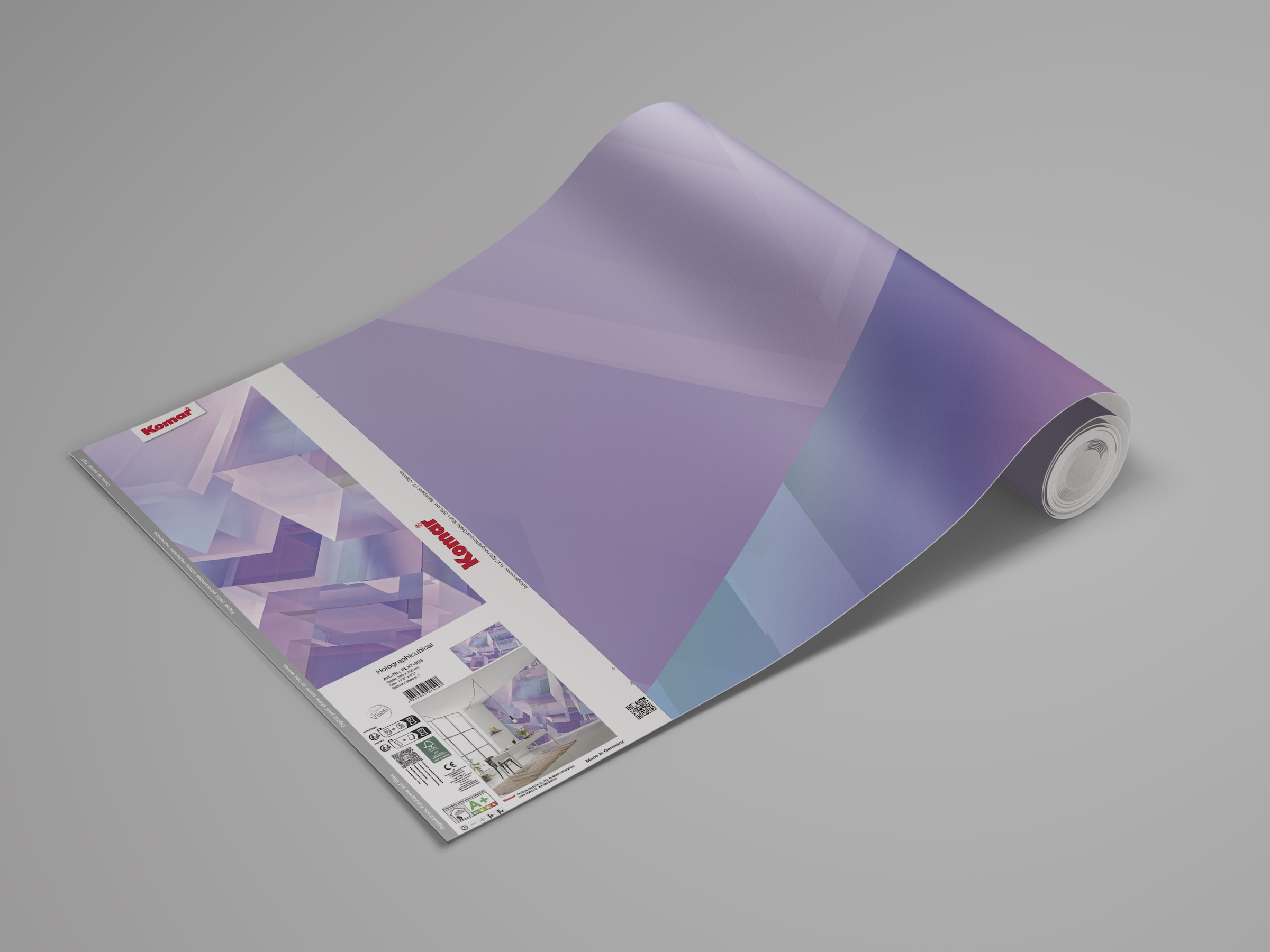 Komar Papier peint photo »Komar Vlies Fototapete - Holographicubical - Grösse 350 x 250 cm« imprimé