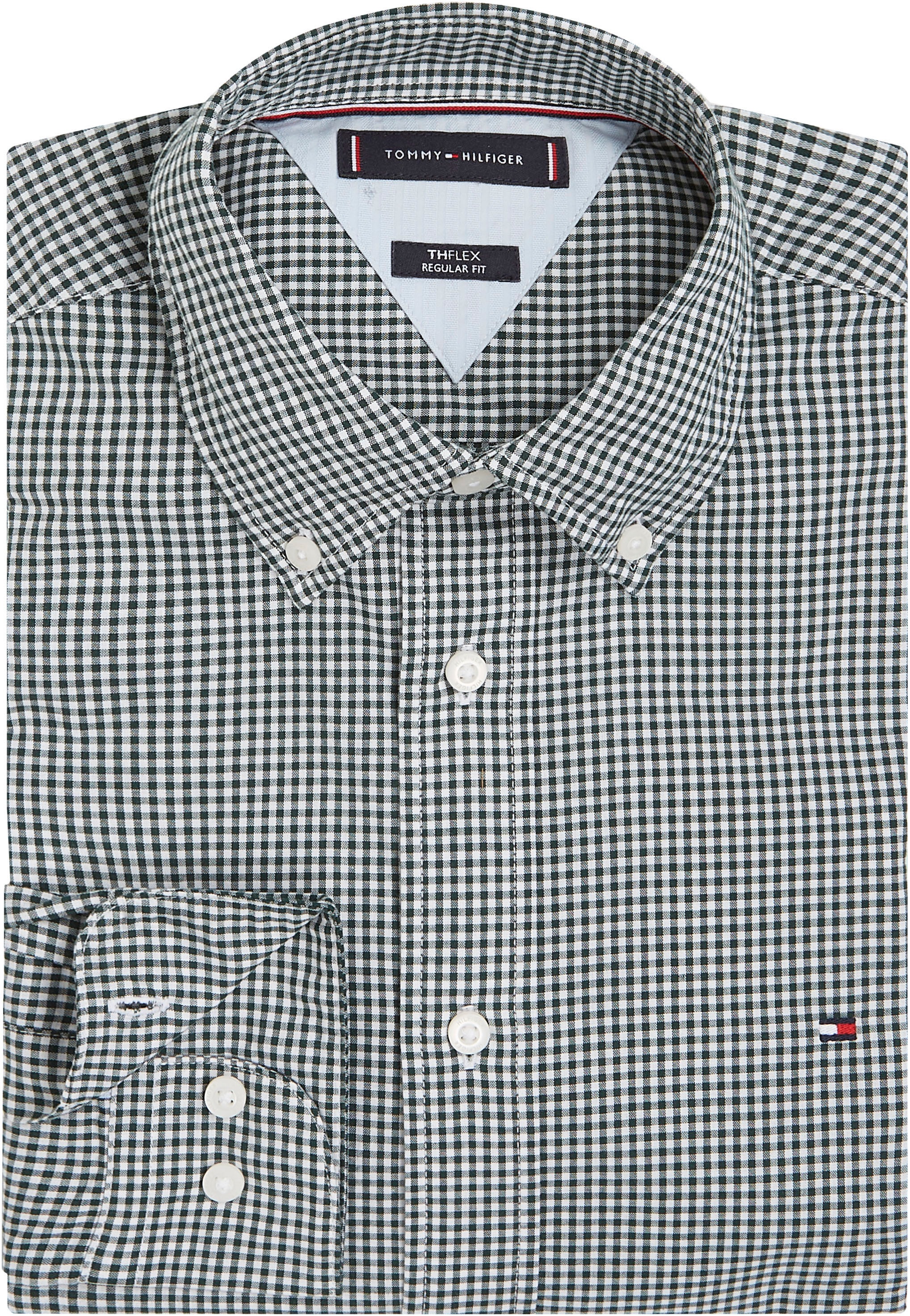 Tommy Hilfiger Langarmhemd »NAT. SOFT FLEX GINGHAM RF SHIRT«