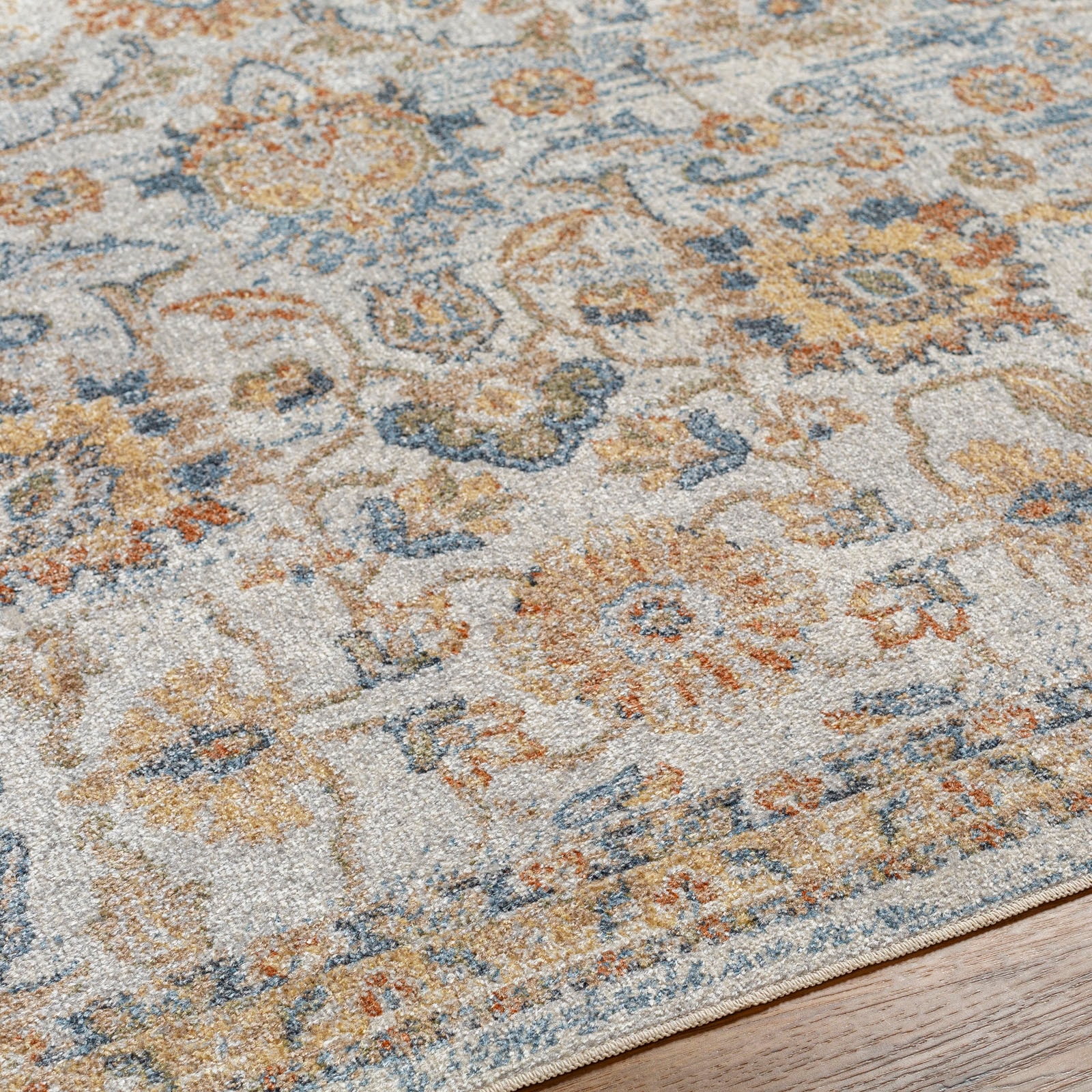 Livabliss Teppich »CINCINNATI«, rechteckig, 10 mm Höhe, Maschinenwaschbar, Vintage Kurzflor Wohnzimmerteppich, Schlafzimmer