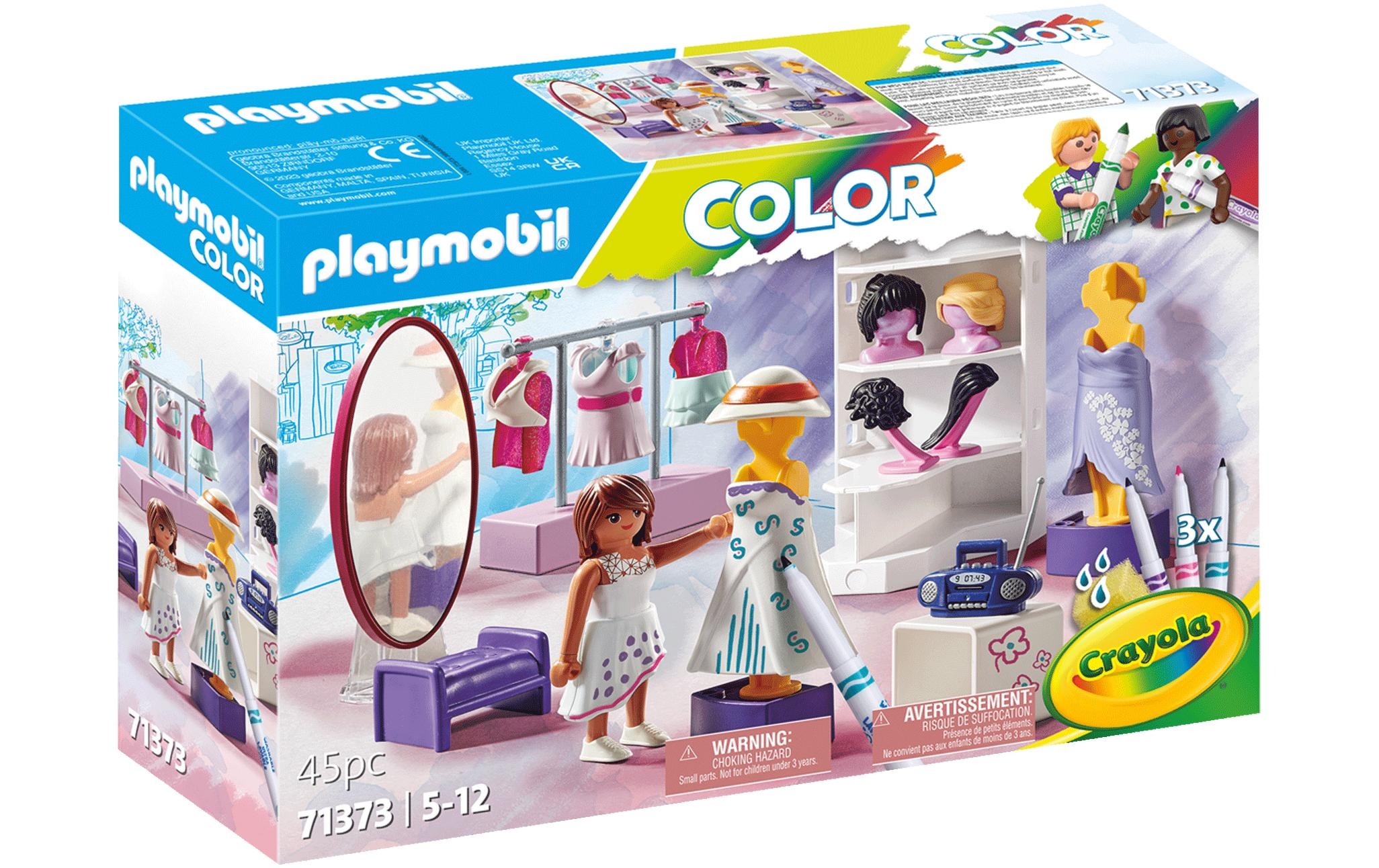 Image of Playmobil Spielbausteine "Color Fashion Design Set 71373"