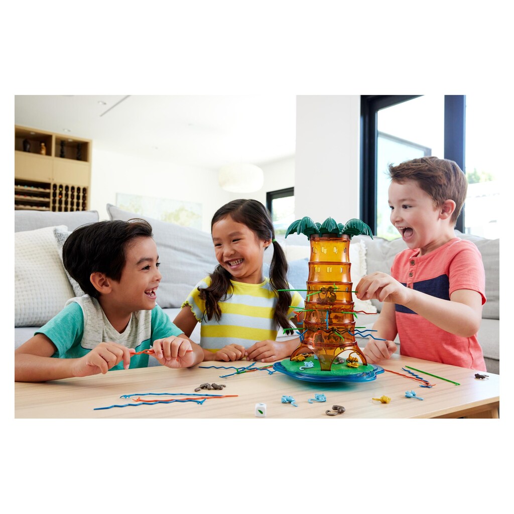 Mattel games Spiel »Kinderspiel S.O.S. Affenalarm: Schaukelpalmen-Party«
