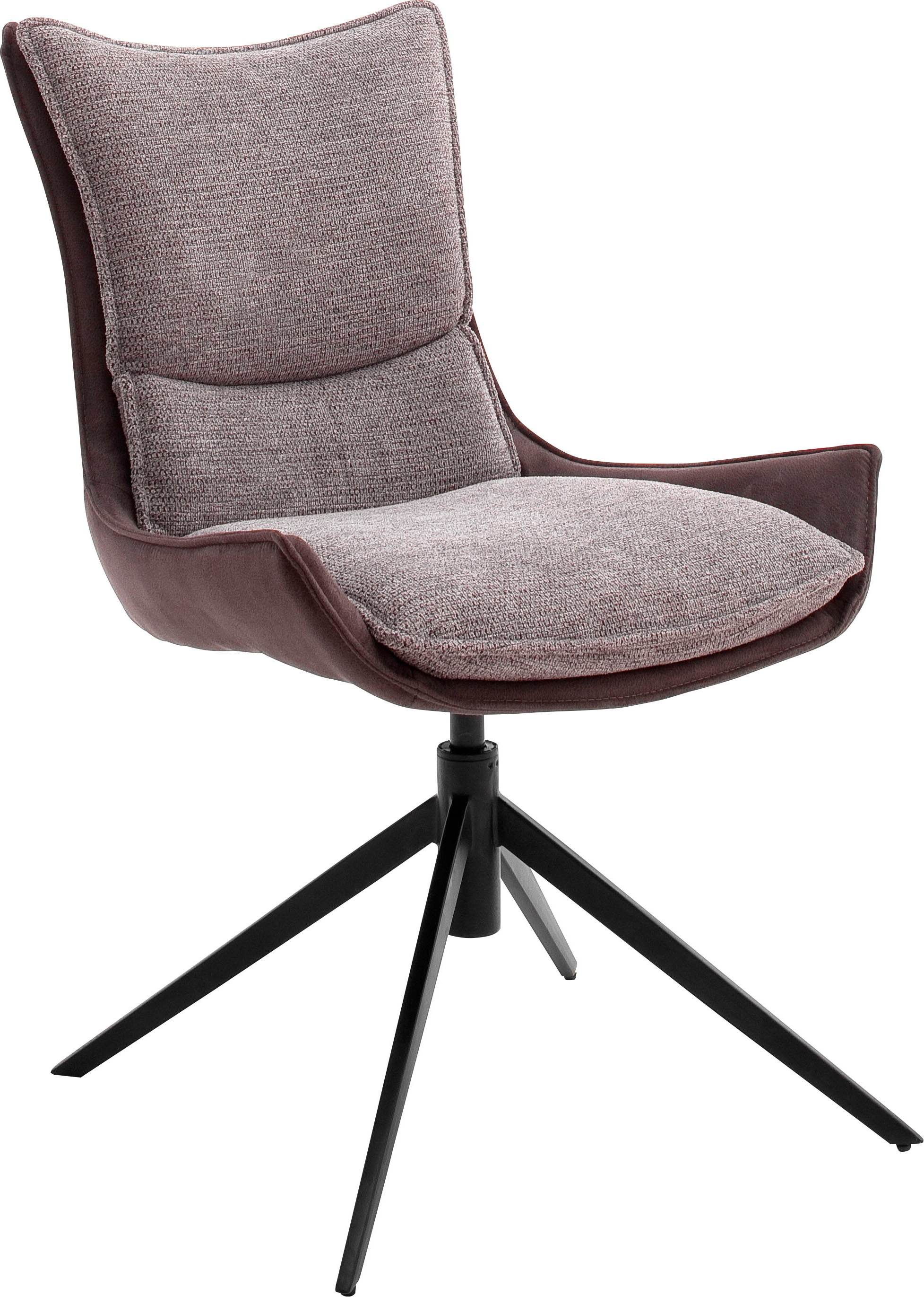 MCA furniture 4-Fussstuhl »Kitami«, (Set), 2 St., Esszimmerstuhl drehbar 360°  mit Nivellierung, Stoffbezug, bis 120 kg à bas prix