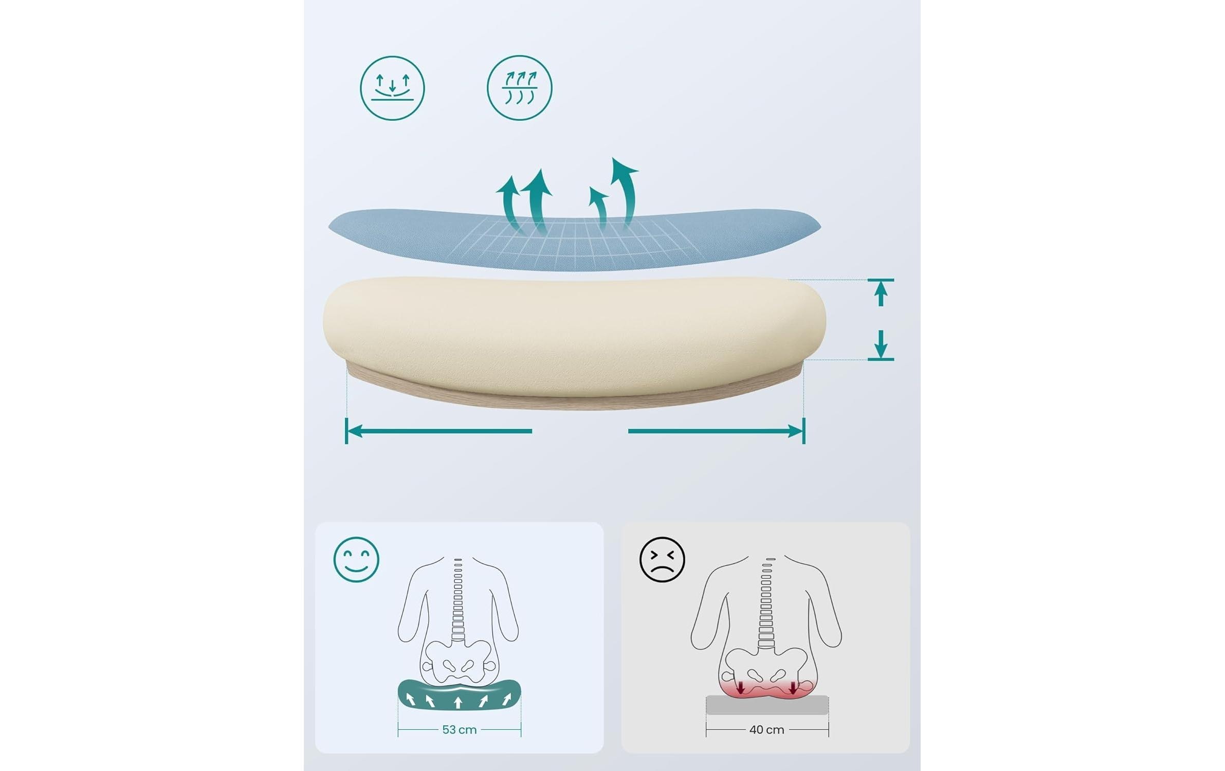 SONGMICS Bürostuhl »mit klappbaren Armlehnen« ()