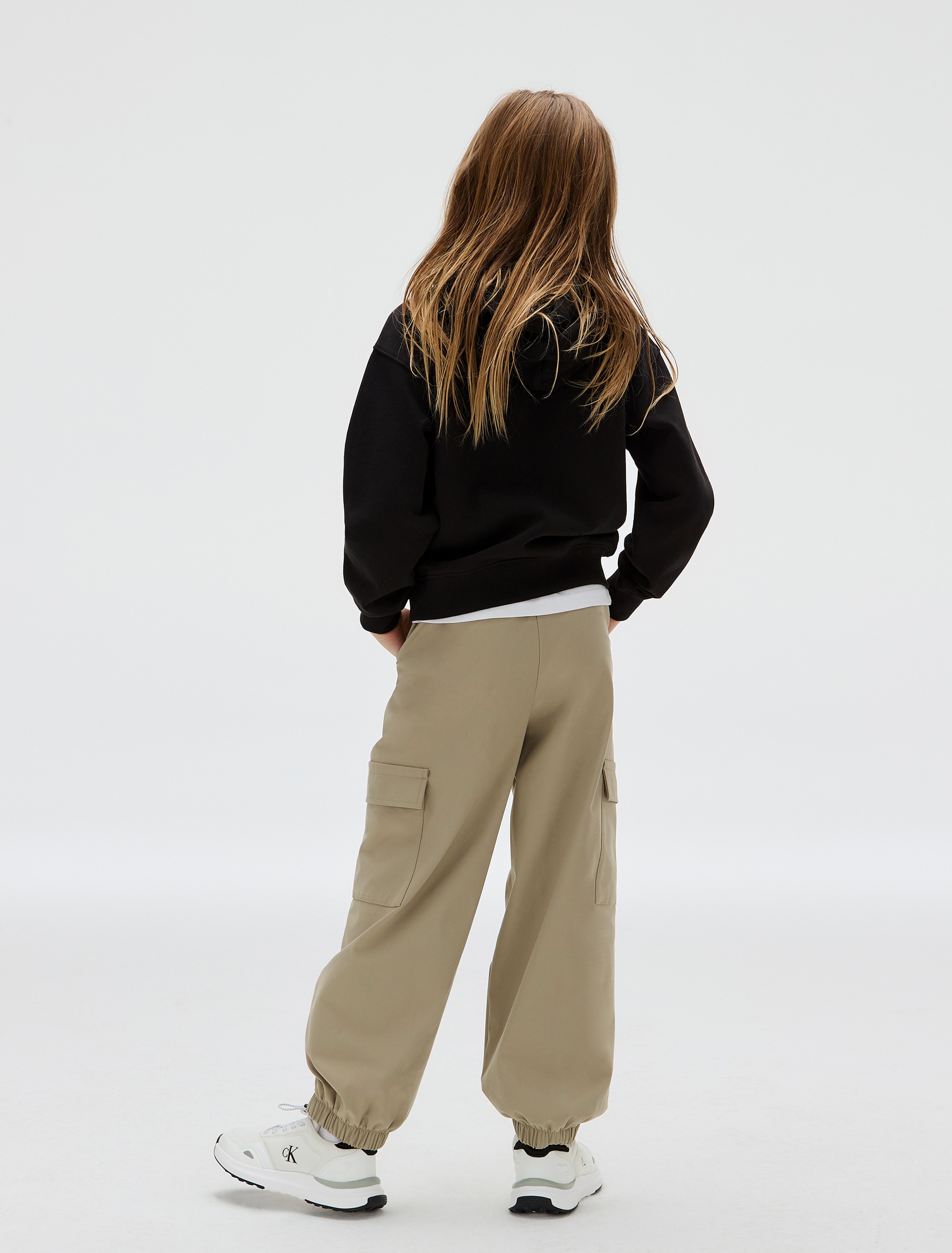 Calvin Klein Jeans Kapuzensweatshirt »NECK EMBRO LOGO TERRY HOODIE«, für Kinder bis 16 Jahre, Logo-schriftzug
