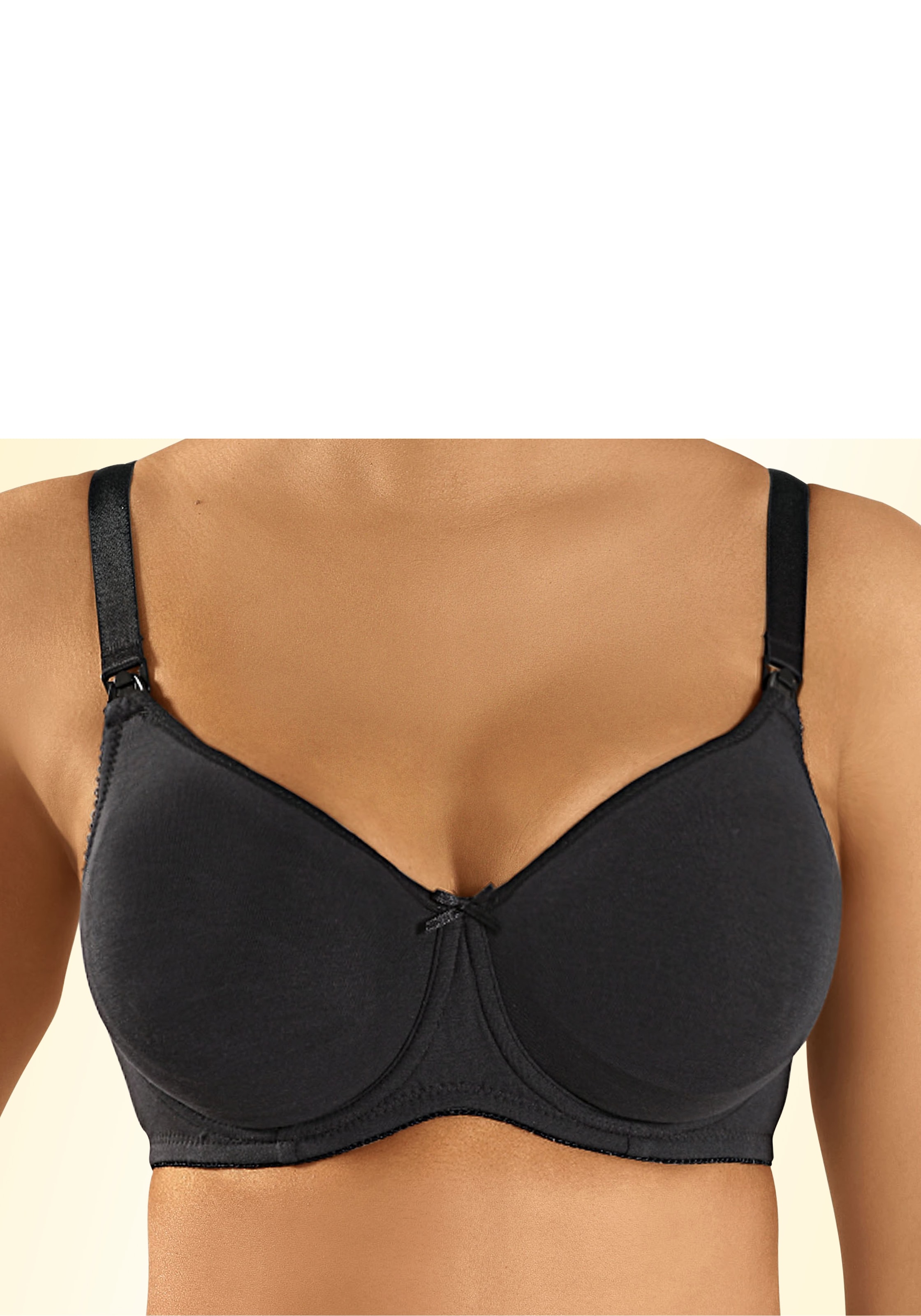 petite fleur Soutien-gorge d'allaitement Packung, 2 Stück,  mit Bügel aus Baumwolle